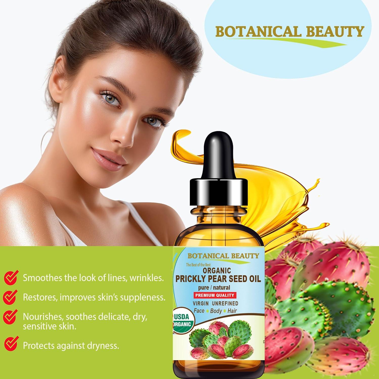 Aceite de Semilla de Nopal Orgánico 100% Natural 10 ml