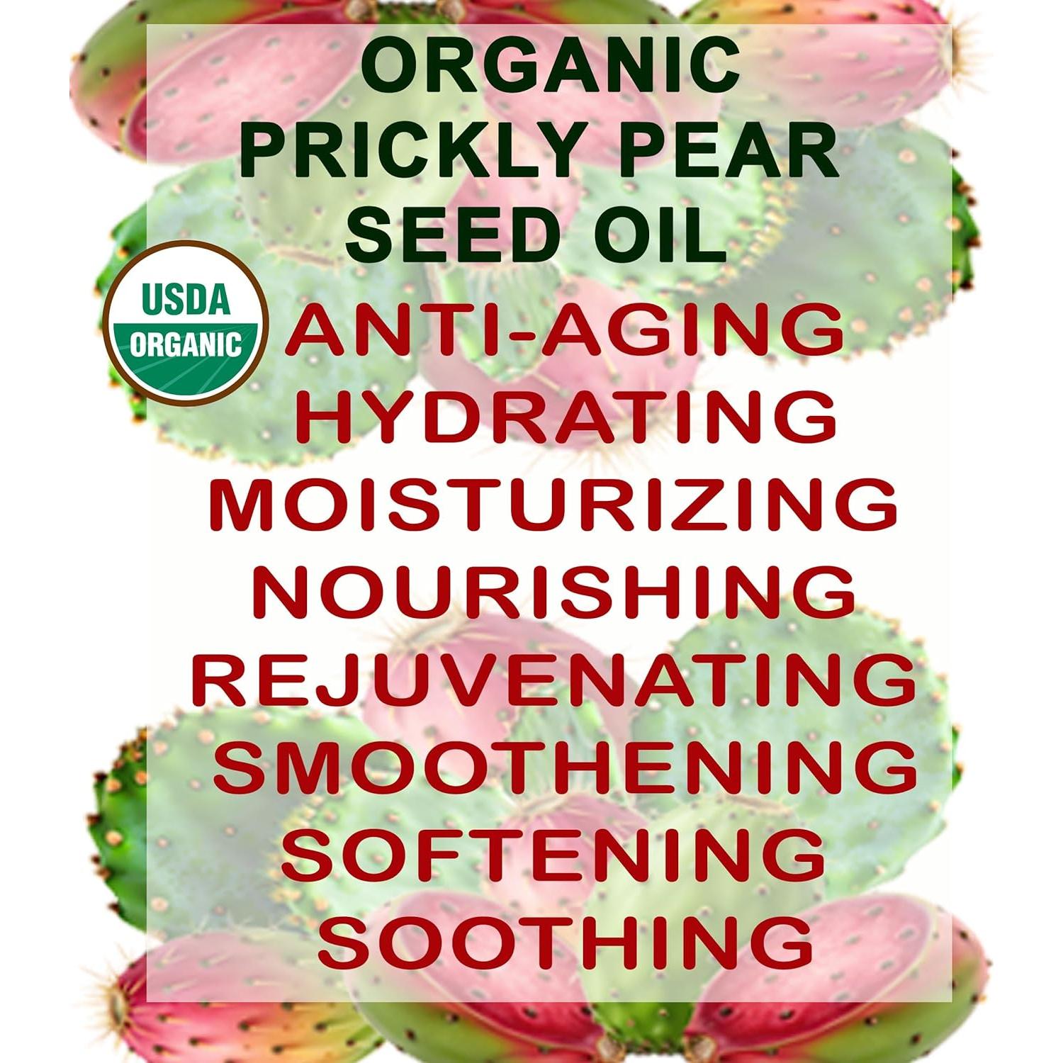 Aceite de Semilla de Nopal Orgánico 100% Natural 10 ml