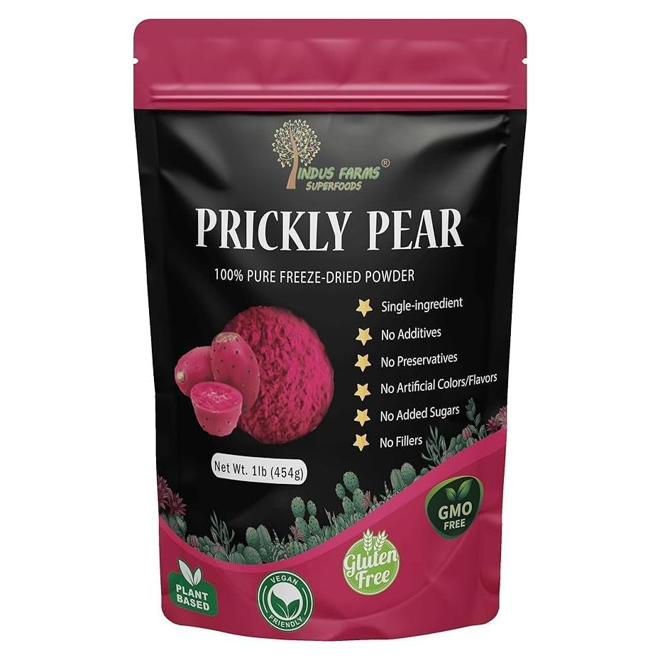 Polvo de Pera Espinosa Liofilizado Indus Farms 450g - Suplemento Nutricional