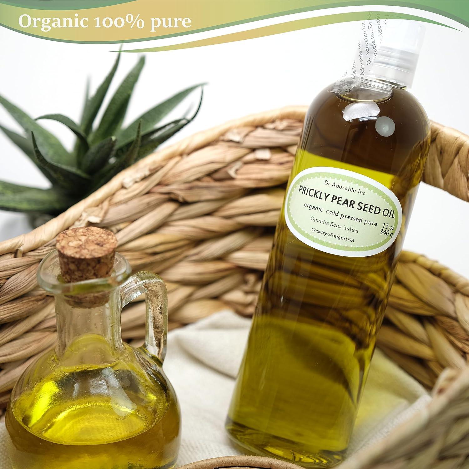 Aceite de Semilla de Nopal 710ml Dr. Adorable Prensado en Frío