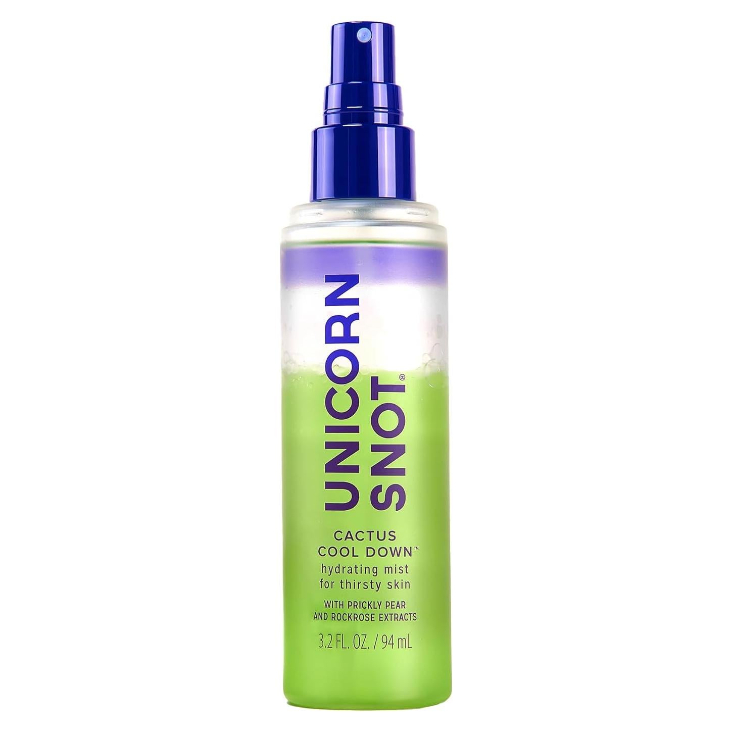 Spray Refrescante Facial Unicorn Snot 140g - Hidratante Aloe y Jojoba
