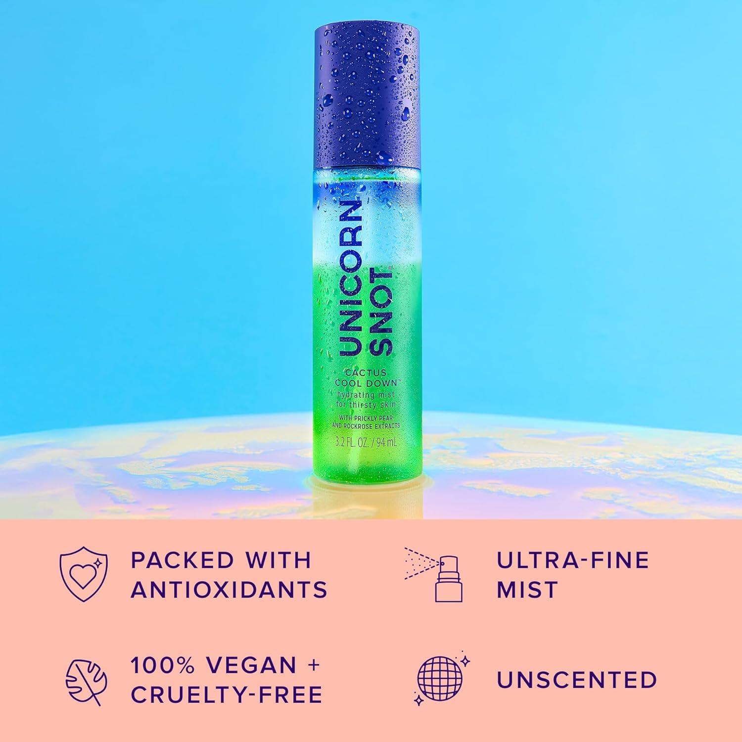 Spray Refrescante Facial Unicorn Snot 140g - Hidratante Aloe y Jojoba