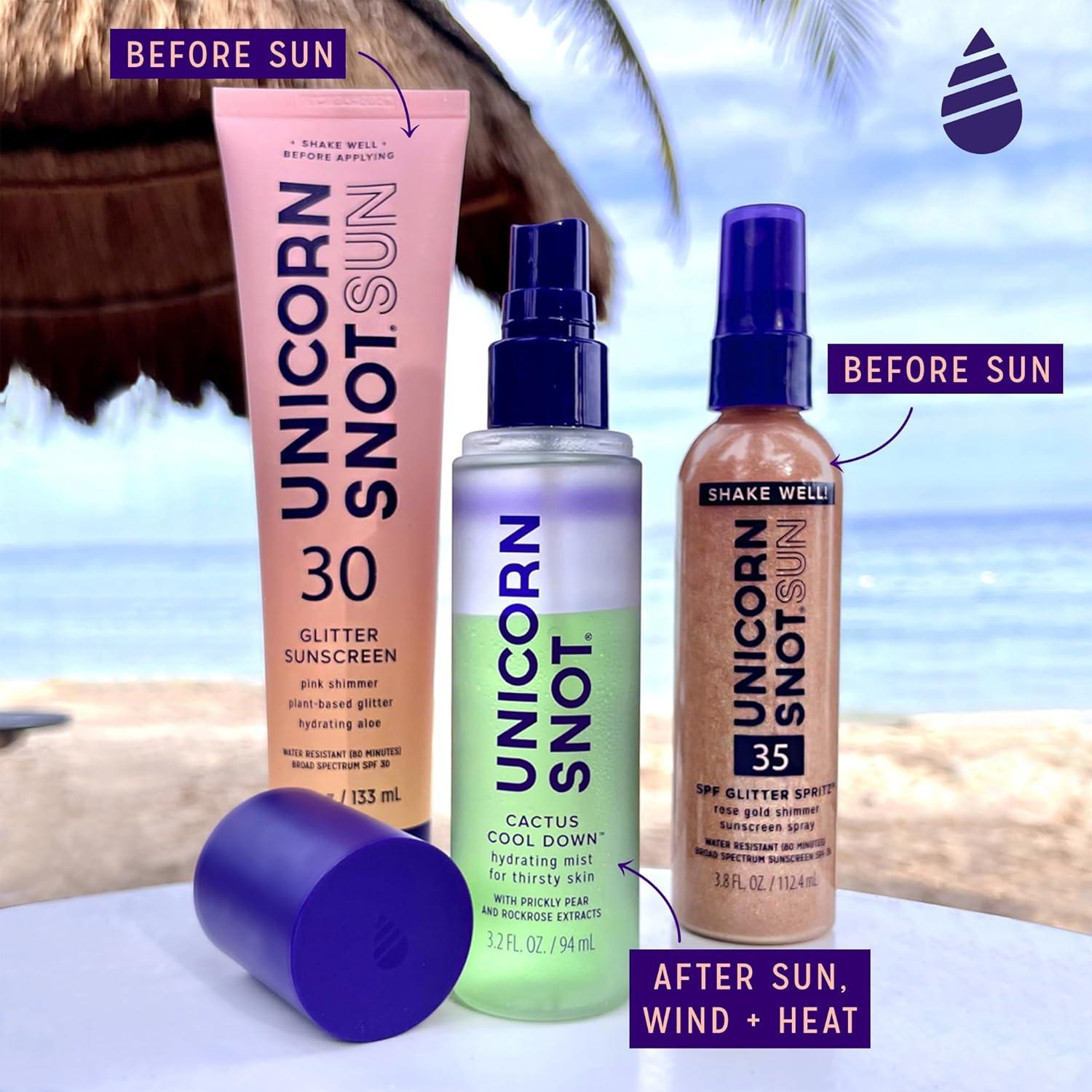 Spray Refrescante Facial Unicorn Snot 140g - Hidratante Aloe y Jojoba