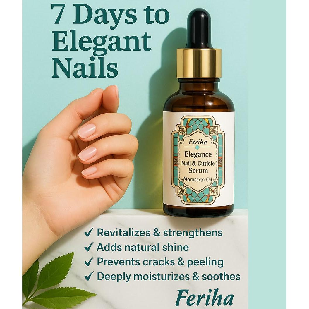Aceite Reparador de Uñas FERIHA con Argán y Pera Espinosa 111g