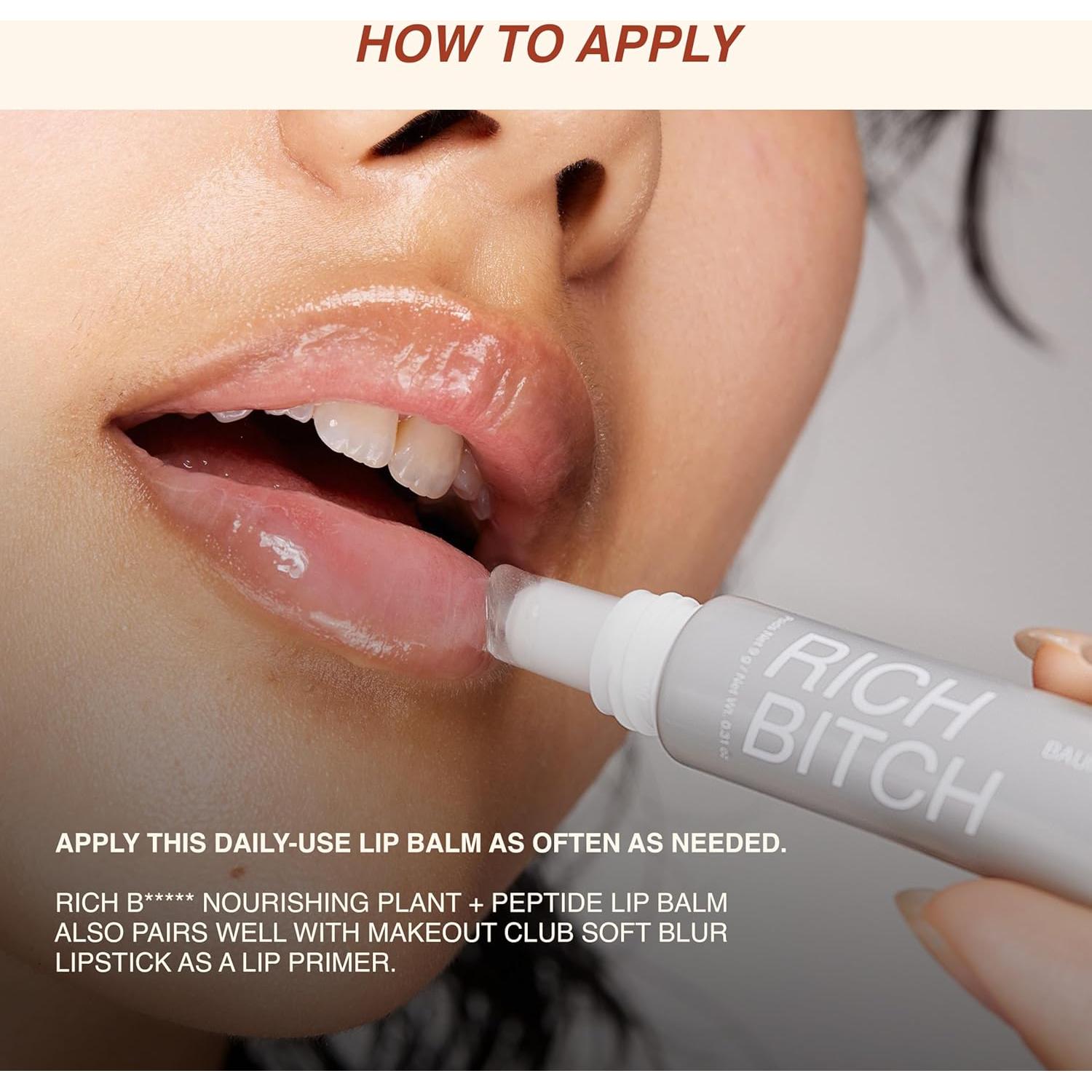 Bálsamo Labial Nutritivo RICH Beotch Freck Beauty - Hidratante con Péptidos