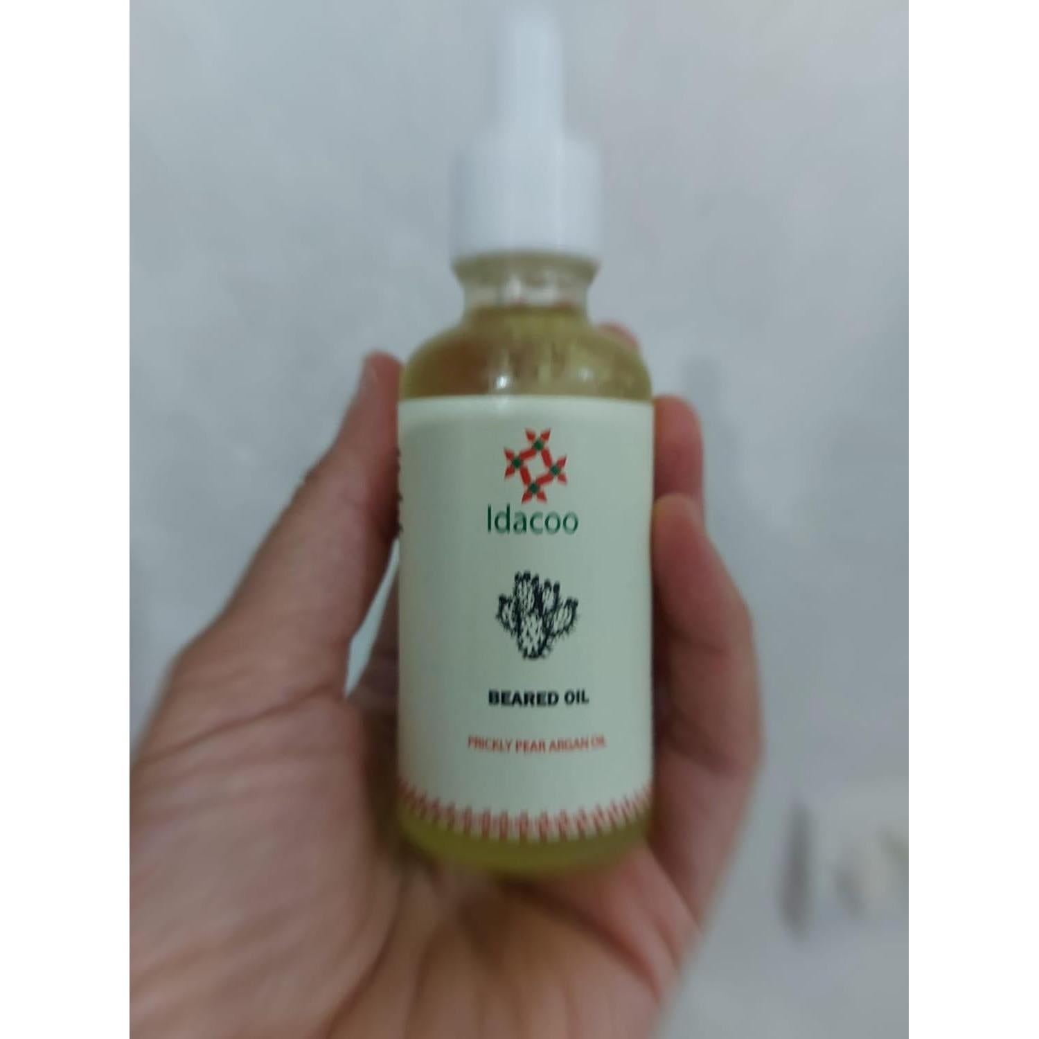 Juego de Cuidado de Barba Idacoo - Jabón y Aceite Natural