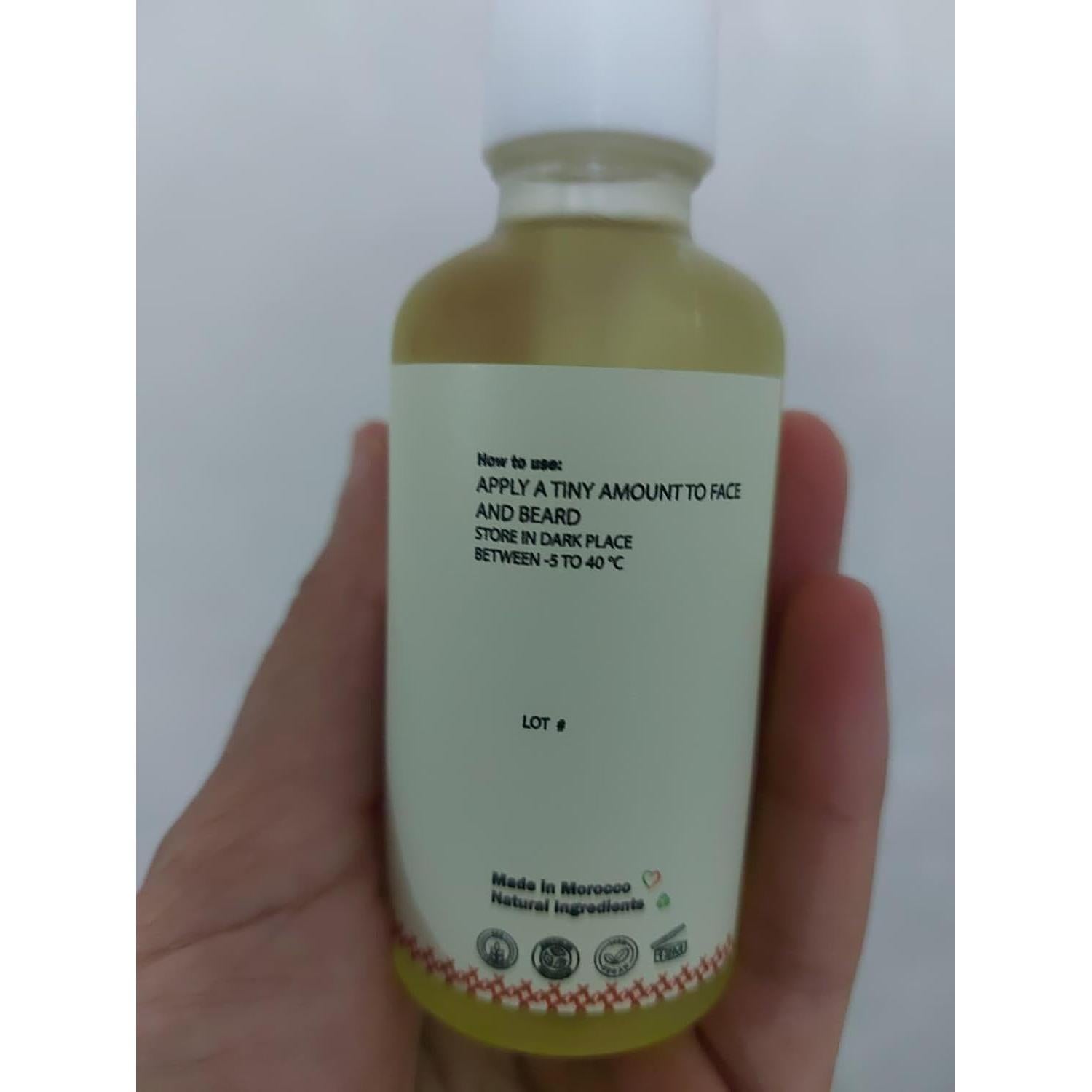 Juego de Cuidado de Barba Idacoo - Jabón y Aceite Natural