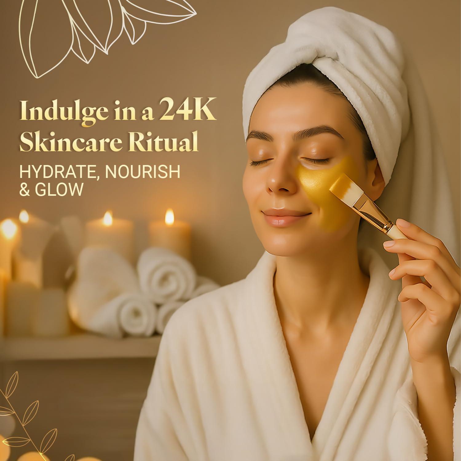 Mascarilla Facial de Oro 24K Soulspa Pure - Hidratante y Reafirmante 248g