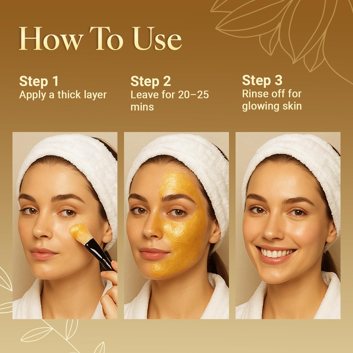 Mascarilla Facial de Oro 24K Soulspa Pure - Hidratante y Reafirmante 248g