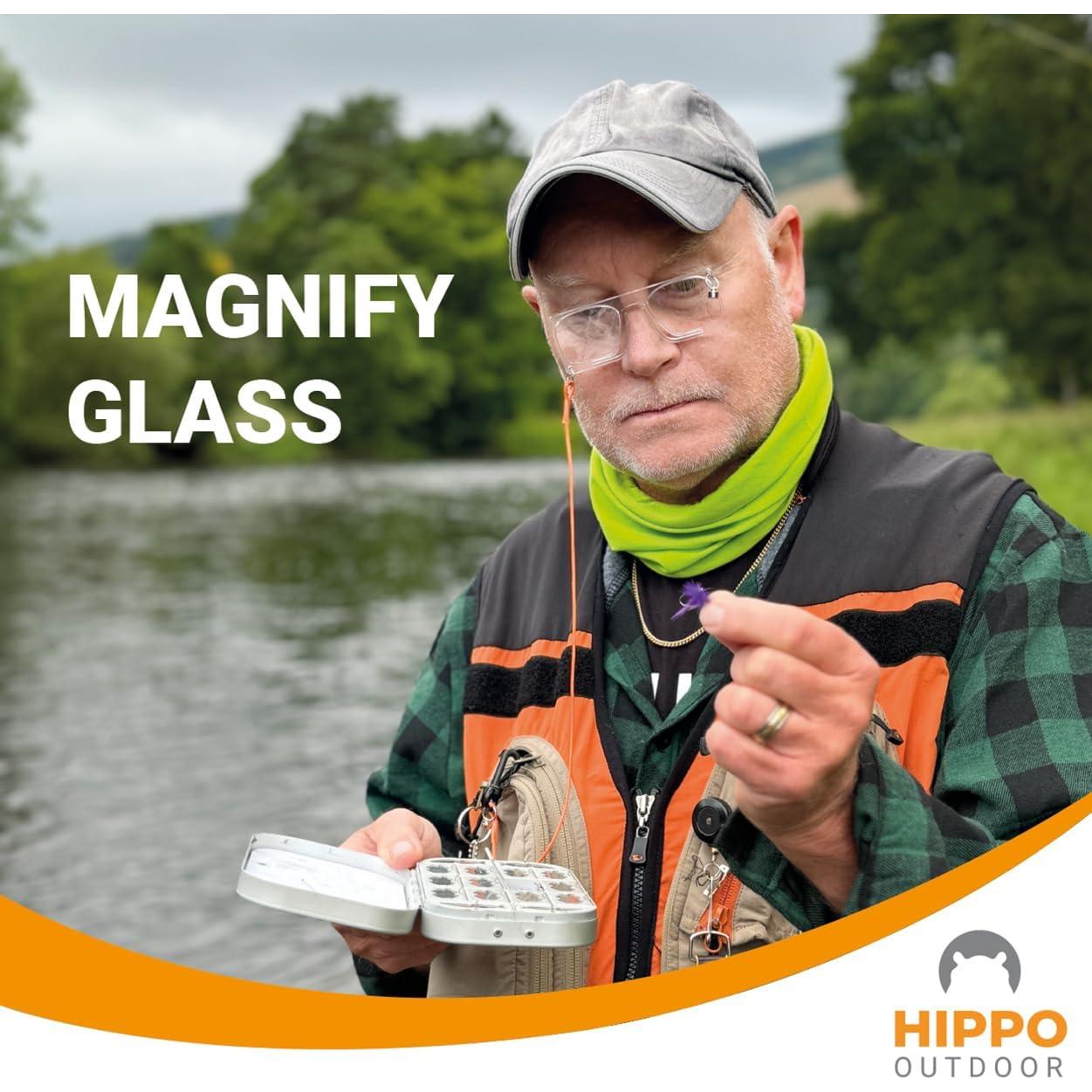 Gafas de Pesca con Mosca HIPPO OUTDOOR 8295 Clip Nariz