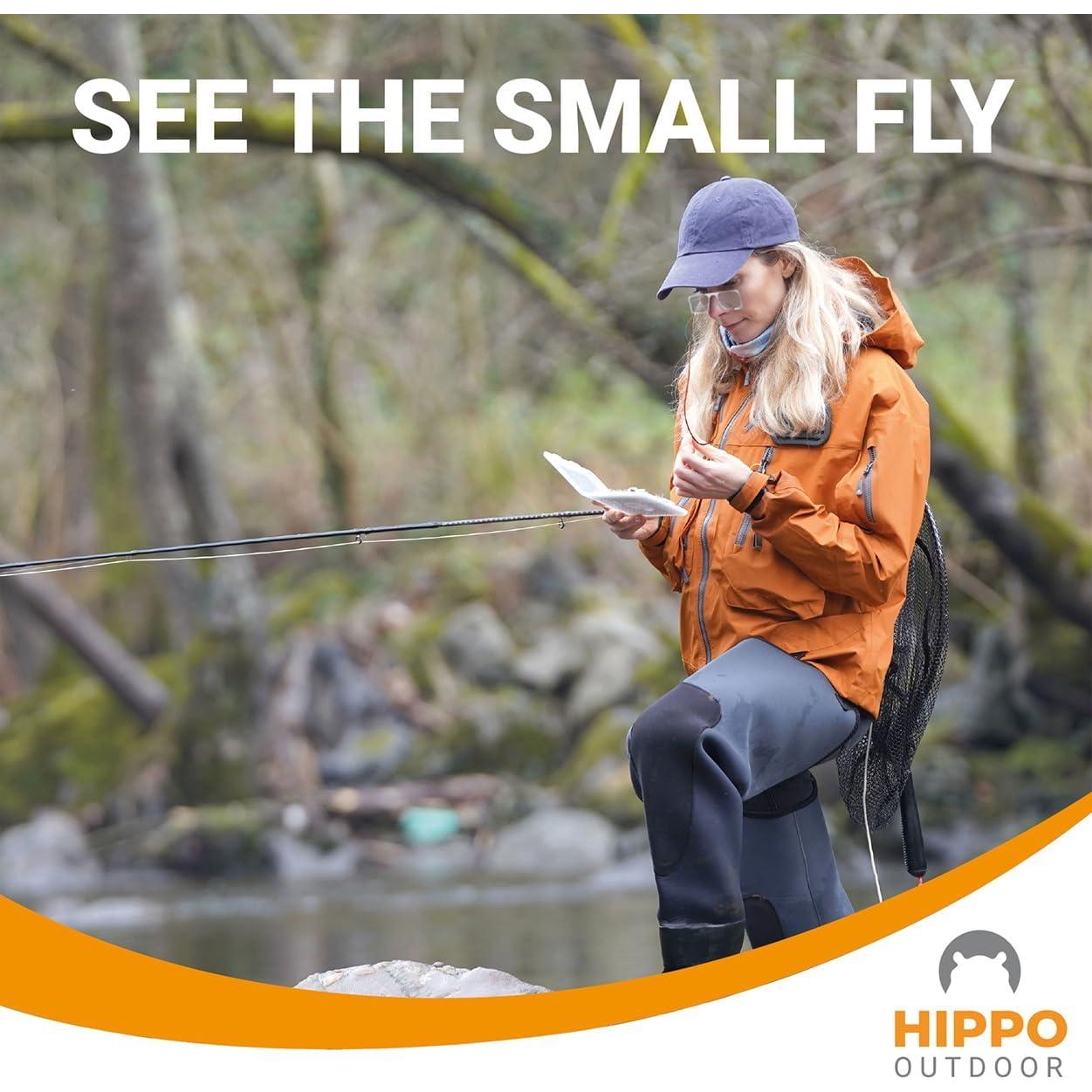 Gafas de Pesca con Mosca HIPPO OUTDOOR 8295 Clip Nariz