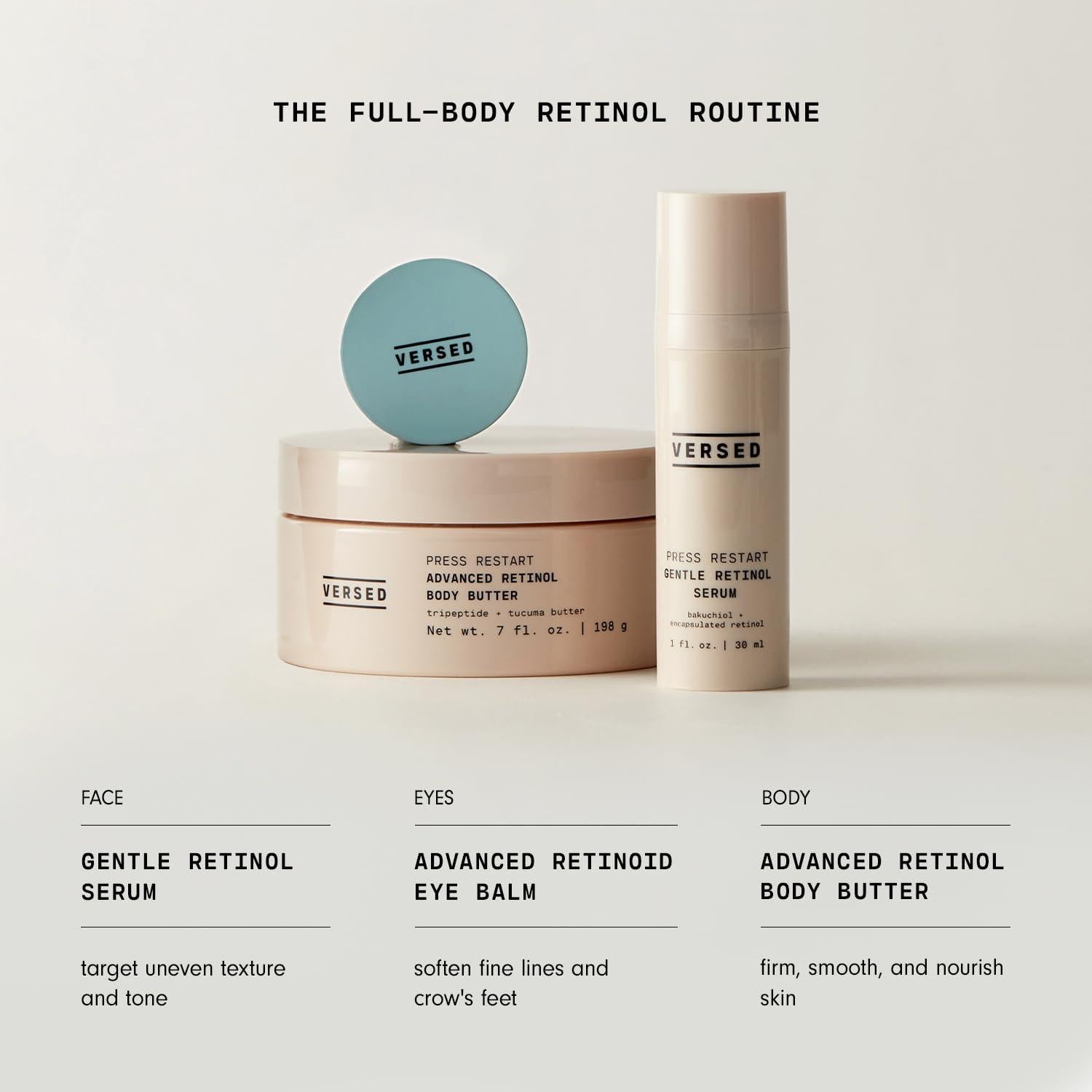 Suero Antienvejecimiento Vegano VERSED 29.57 ml - Retinol Suave