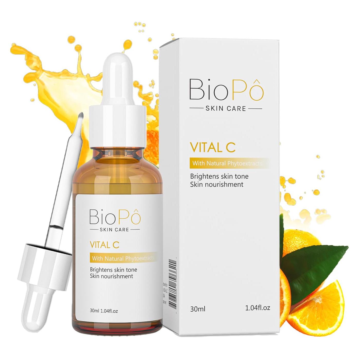 Suero Facial Vital C BioPo 30 ml - Vitamina C y Ácido Hialurónico