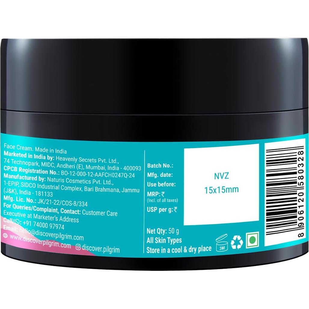 Crema de Noche Anti-Envejecimiento Pilgrim 50g con Retinol