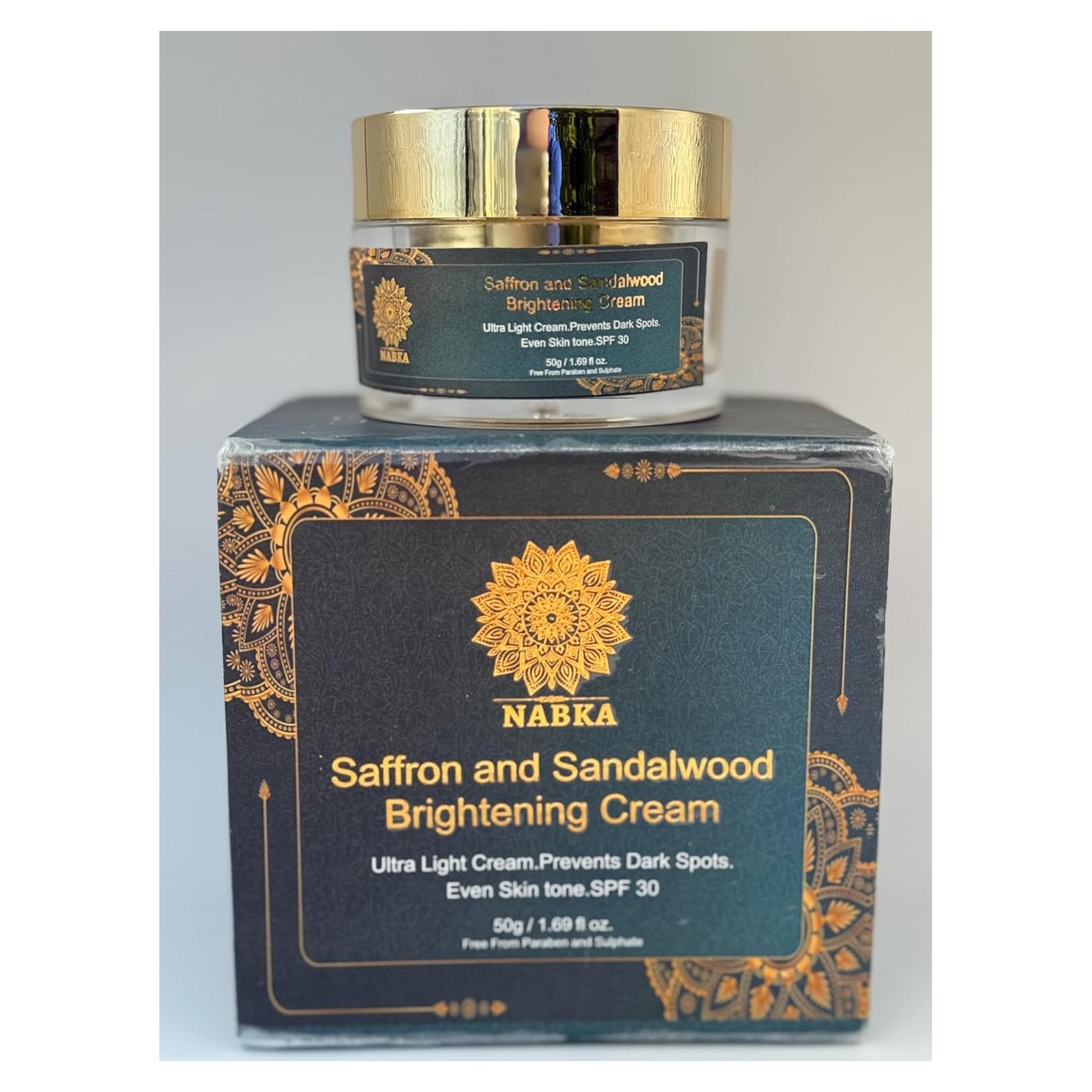 Hidratante Facial Diario NABKA con Azafrán y Sándalo 156g