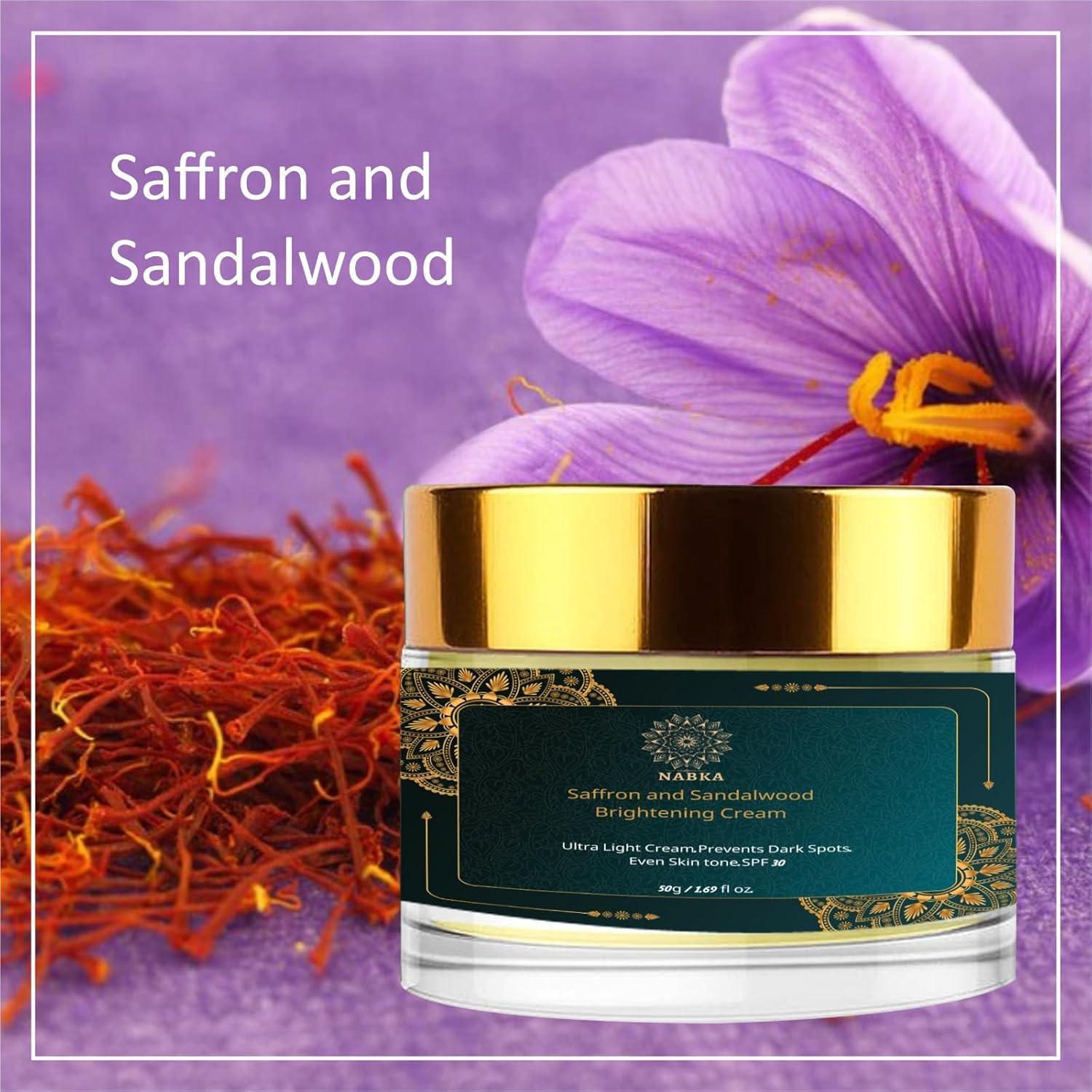 Hidratante Facial Diario NABKA con Azafrán y Sándalo 156g