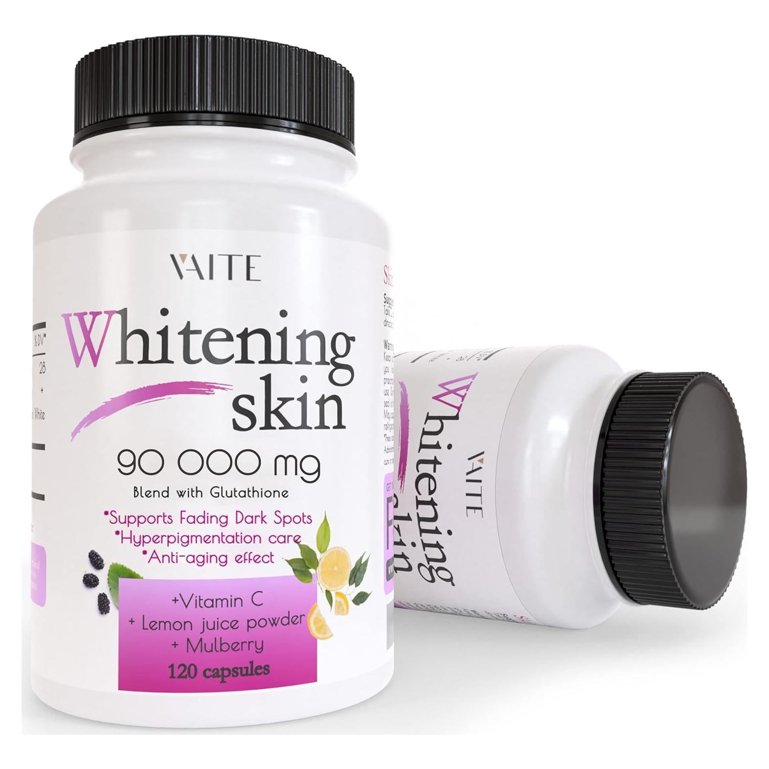 Píldoras Blanqueadoras de Glutatión VAITE 120 Cápsulas 90000mg