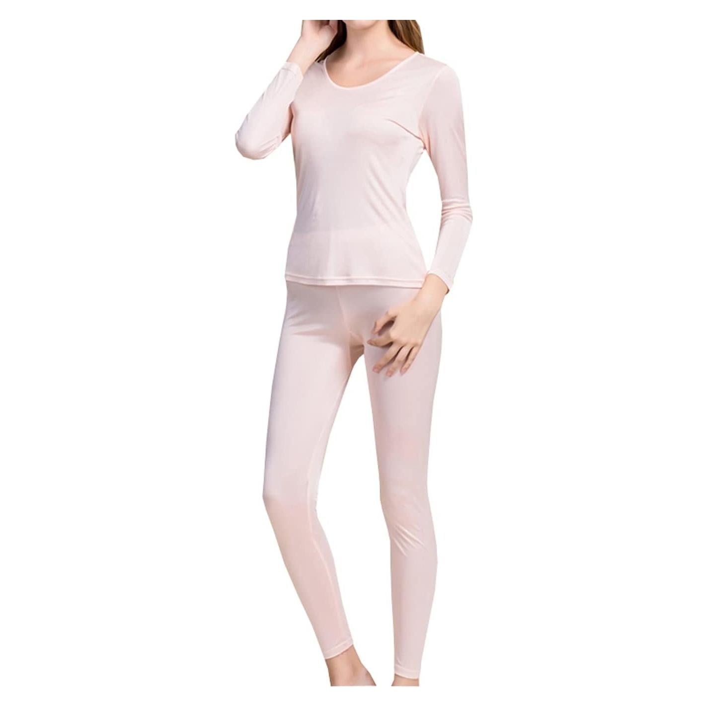 Ropa Interior Larga de Seda para Mujeres Grenasasilk - Térmica