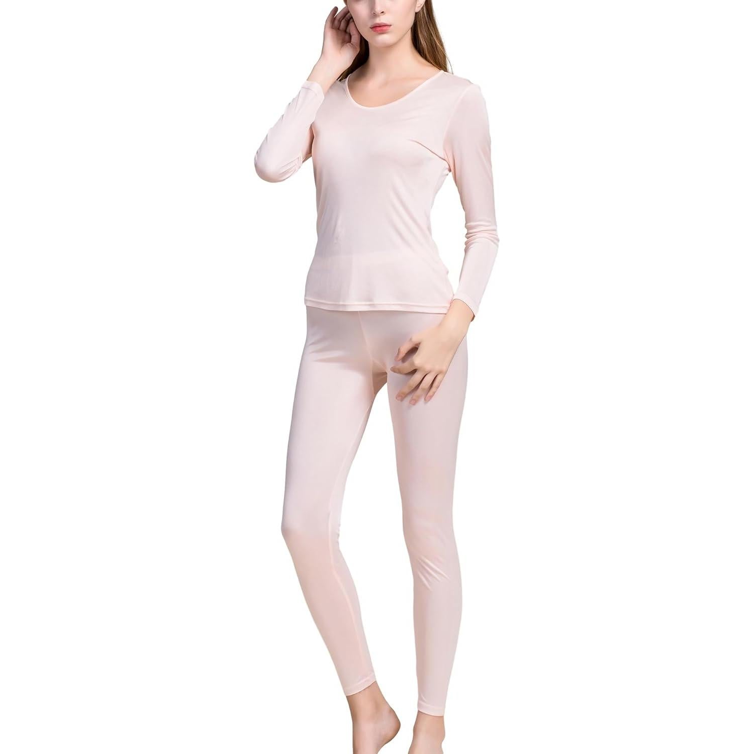 Ropa Interior Larga de Seda para Mujeres Grenasasilk - Térmica