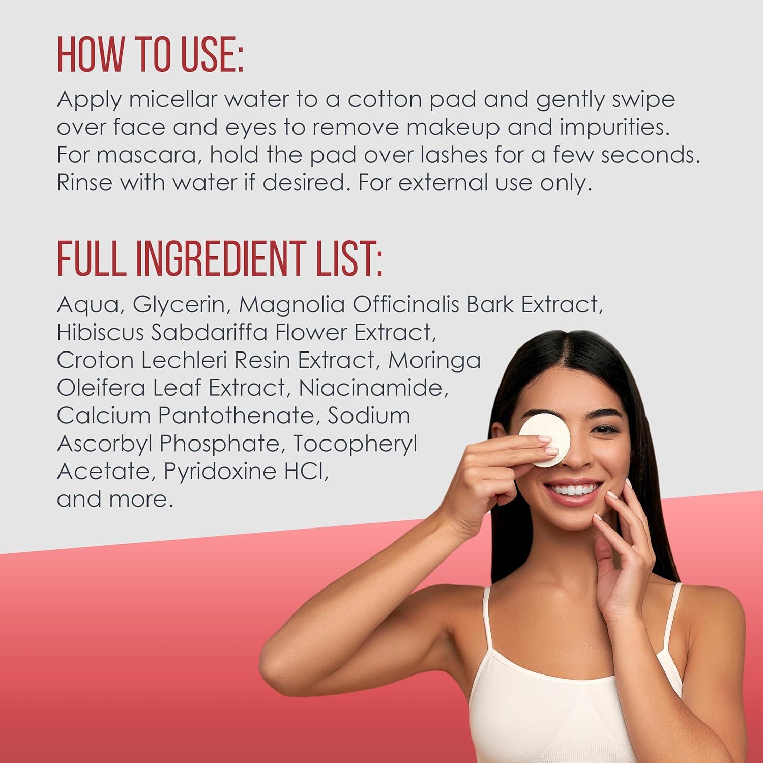 Agua Micelar Ecolatier con Aloe Vera 500ml - Limpiador Facial Vegano