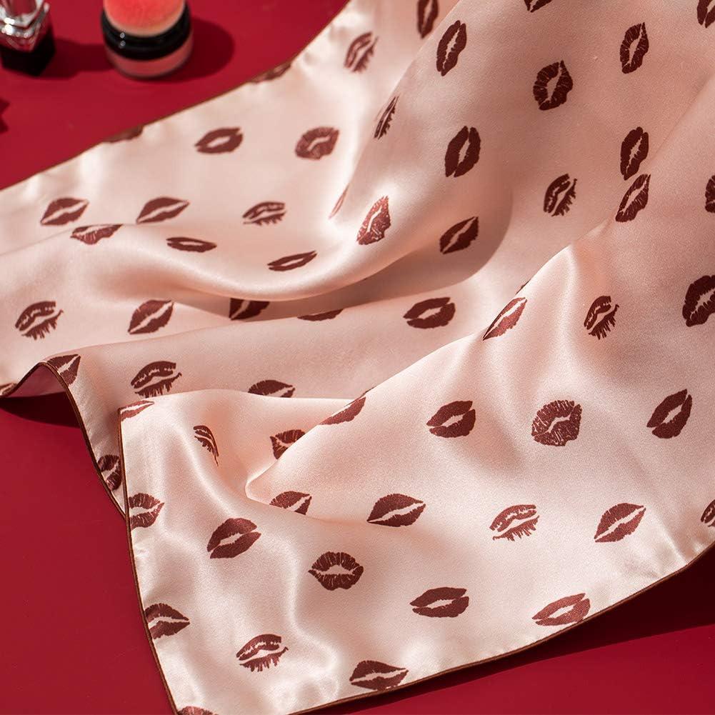 Funda de Almohada de Seda THXSILK Individual 19 Momme Labios Sexy