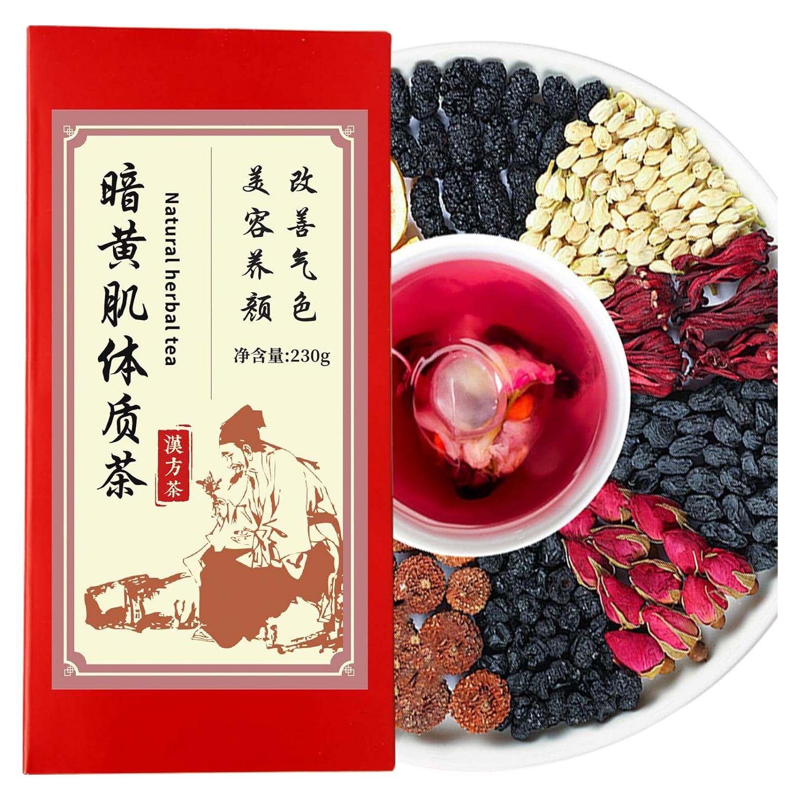 Té de Belleza Radiante Baihuatang 180g - 30 Bolsitas Vegano