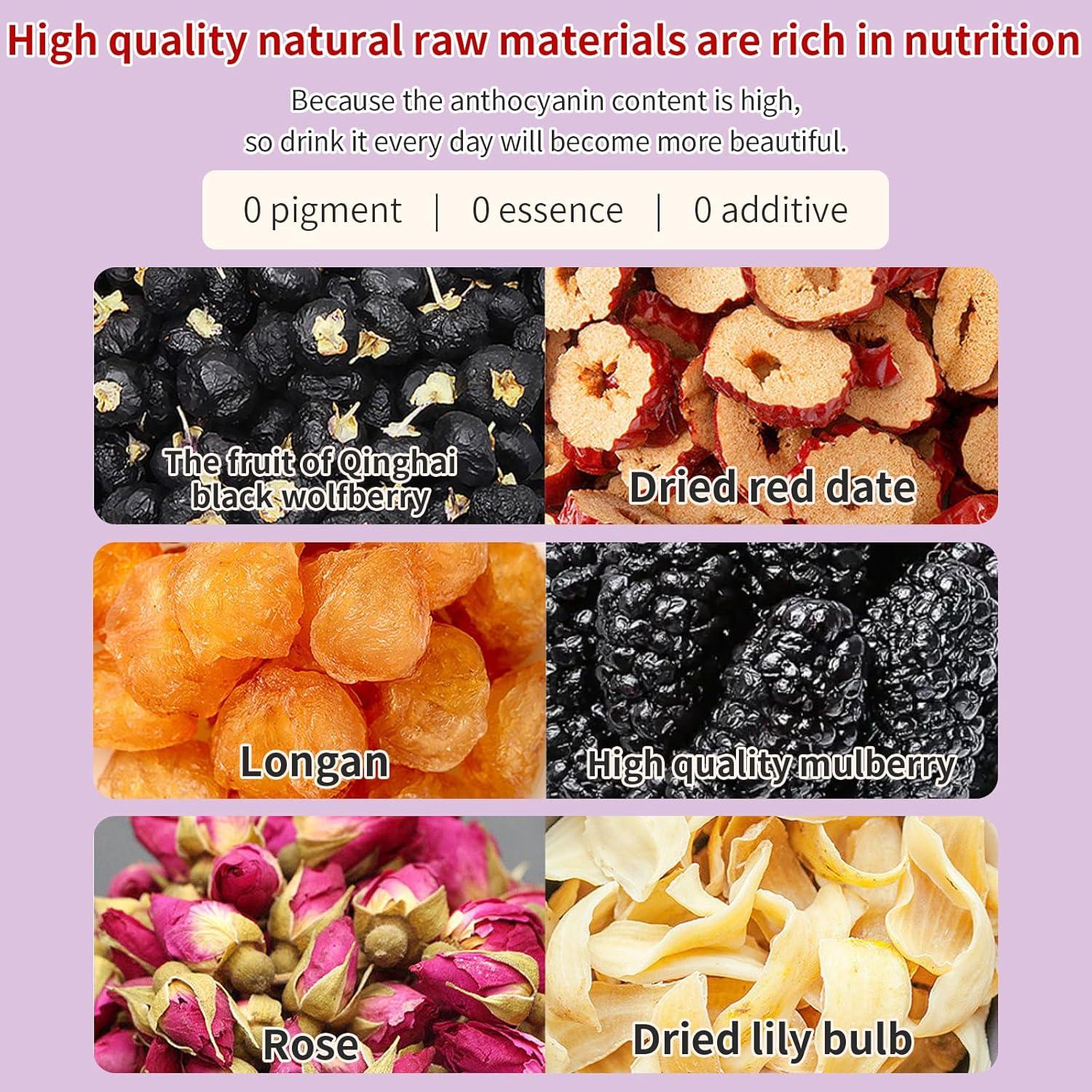 Té de Belleza Radiante Baihuatang 180g - 30 Bolsitas Vegano