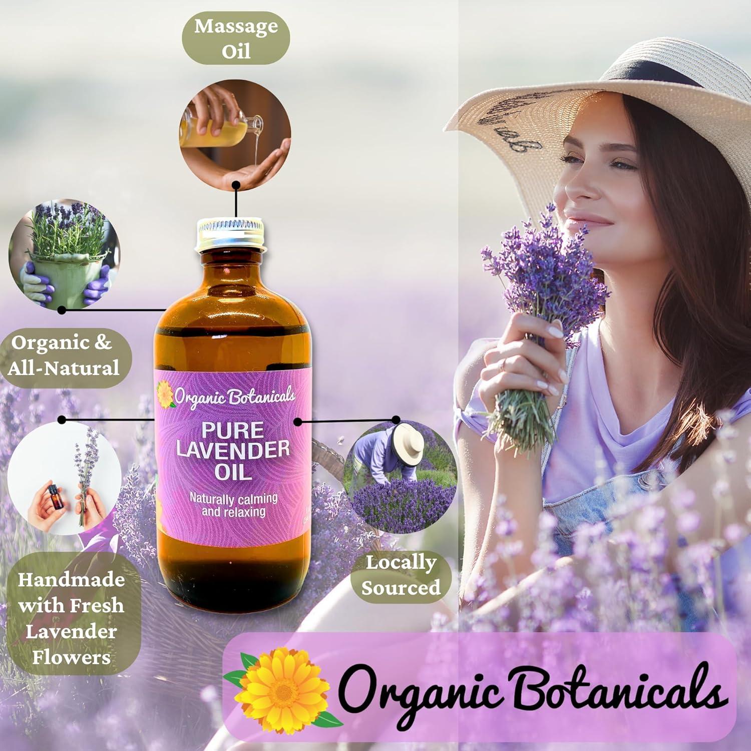 Aceite de Masaje Orgánico de Lavanda 113g - Organic Botanicals