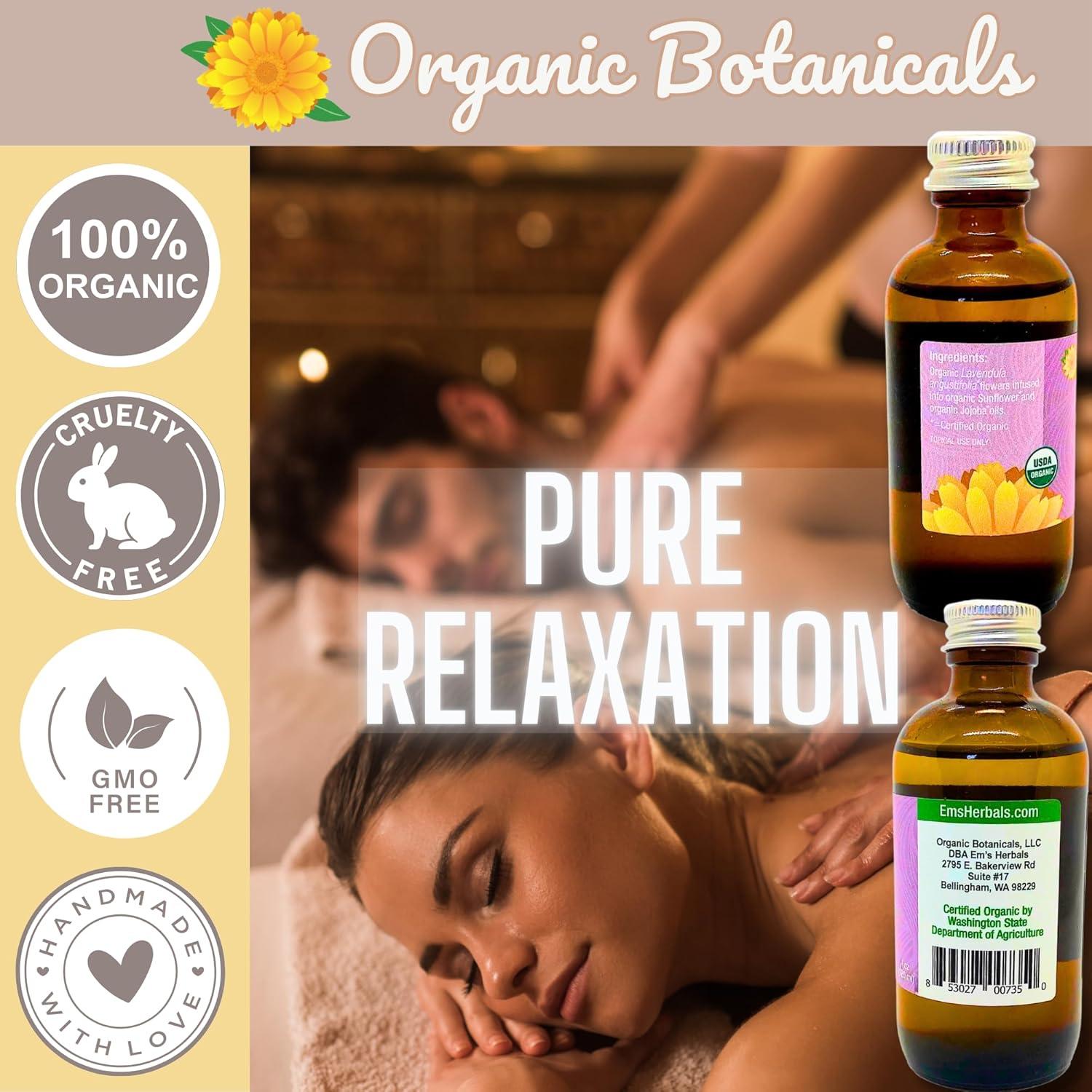 Aceite de Masaje Orgánico de Lavanda 113g - Organic Botanicals