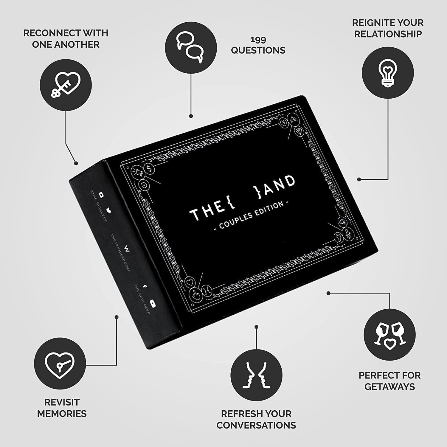 Juego de Cartas para Parejas The Skin Deep - 199 Preguntas