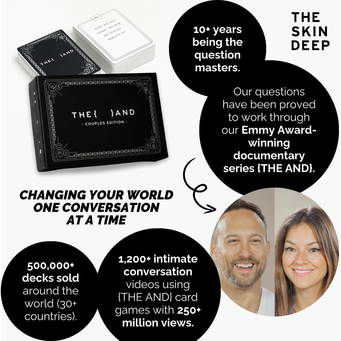 Juego de Cartas para Parejas The Skin Deep - 199 Preguntas