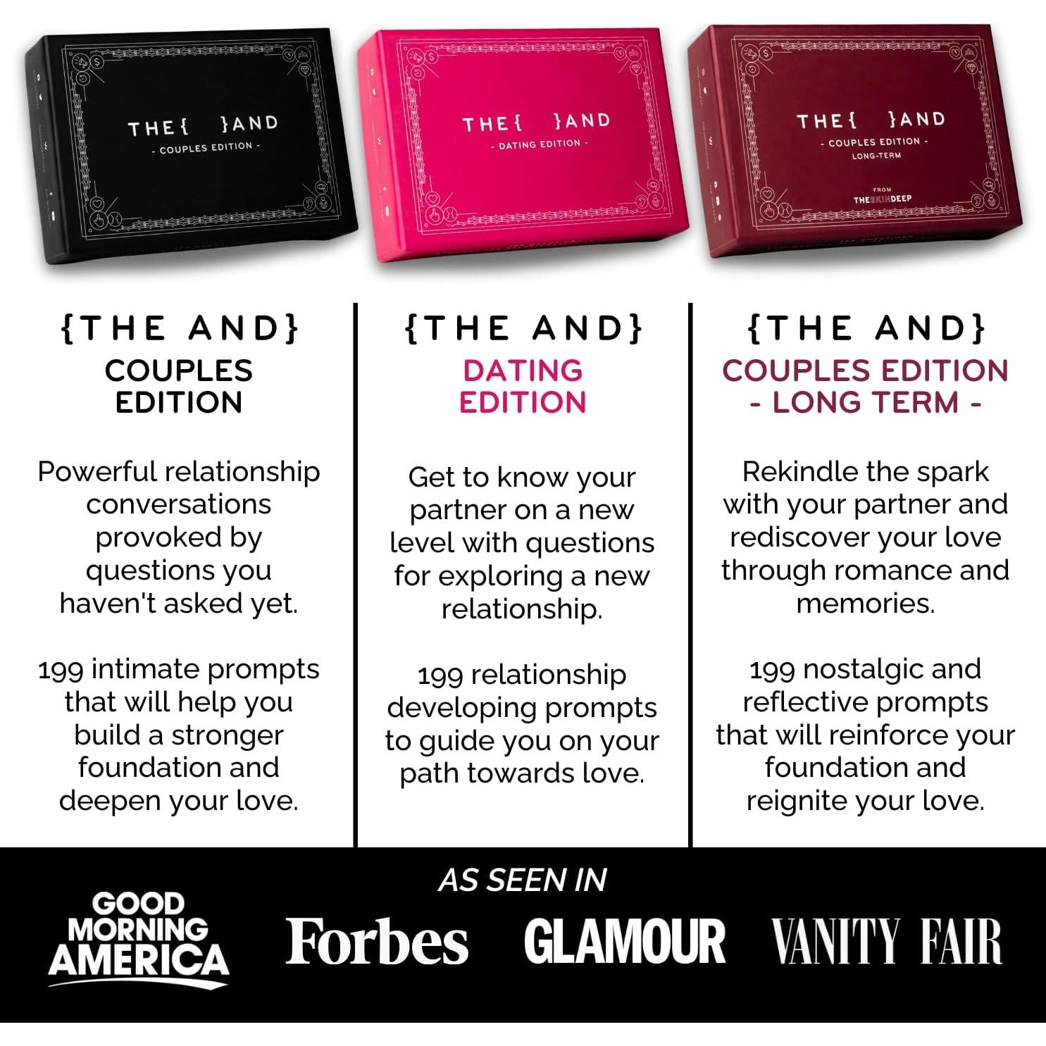 Juego de Cartas para Parejas The Skin Deep - 199 Preguntas