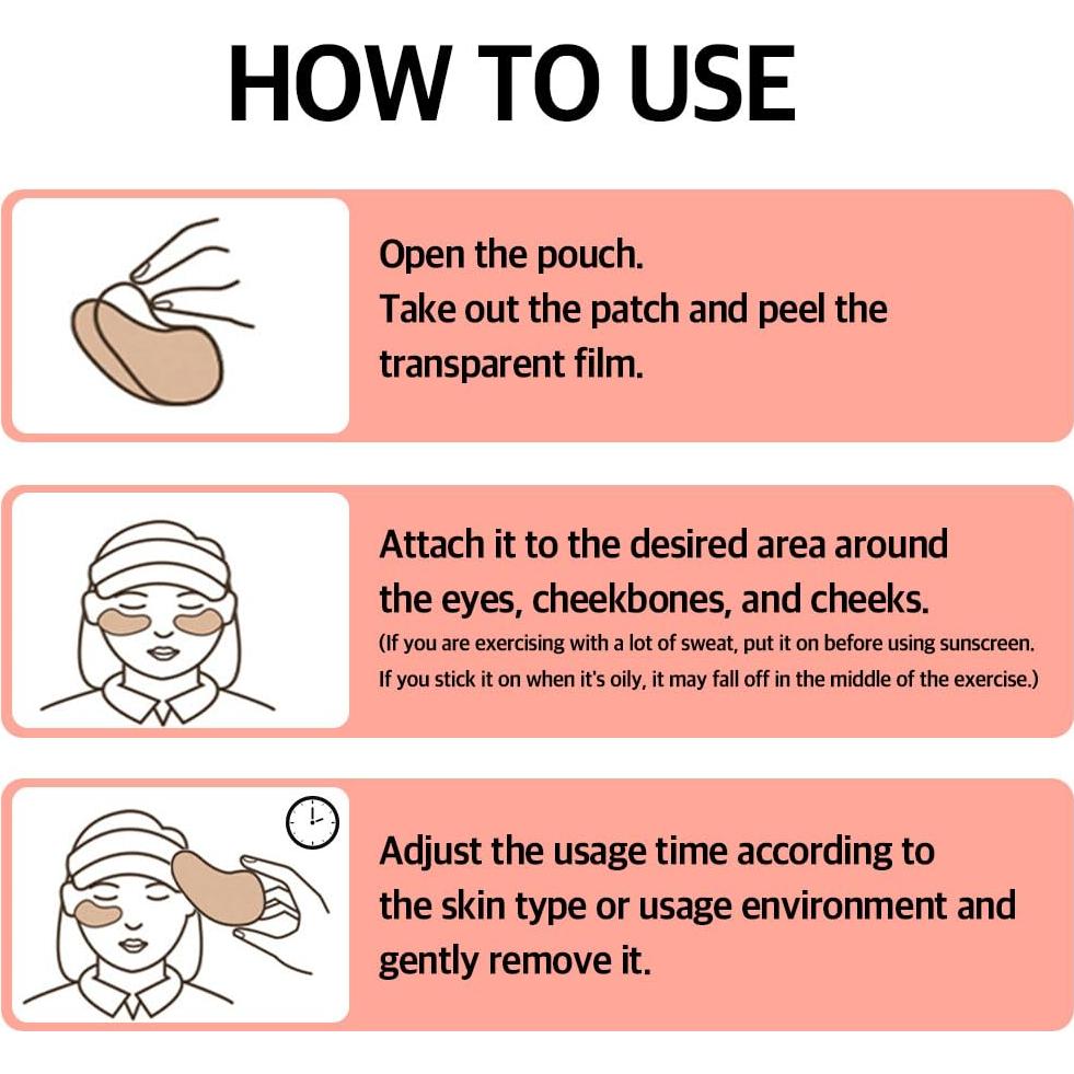 Parches BLOCK&CARE Hidrogel UV 5 Pares para Actividades al Aire Libre