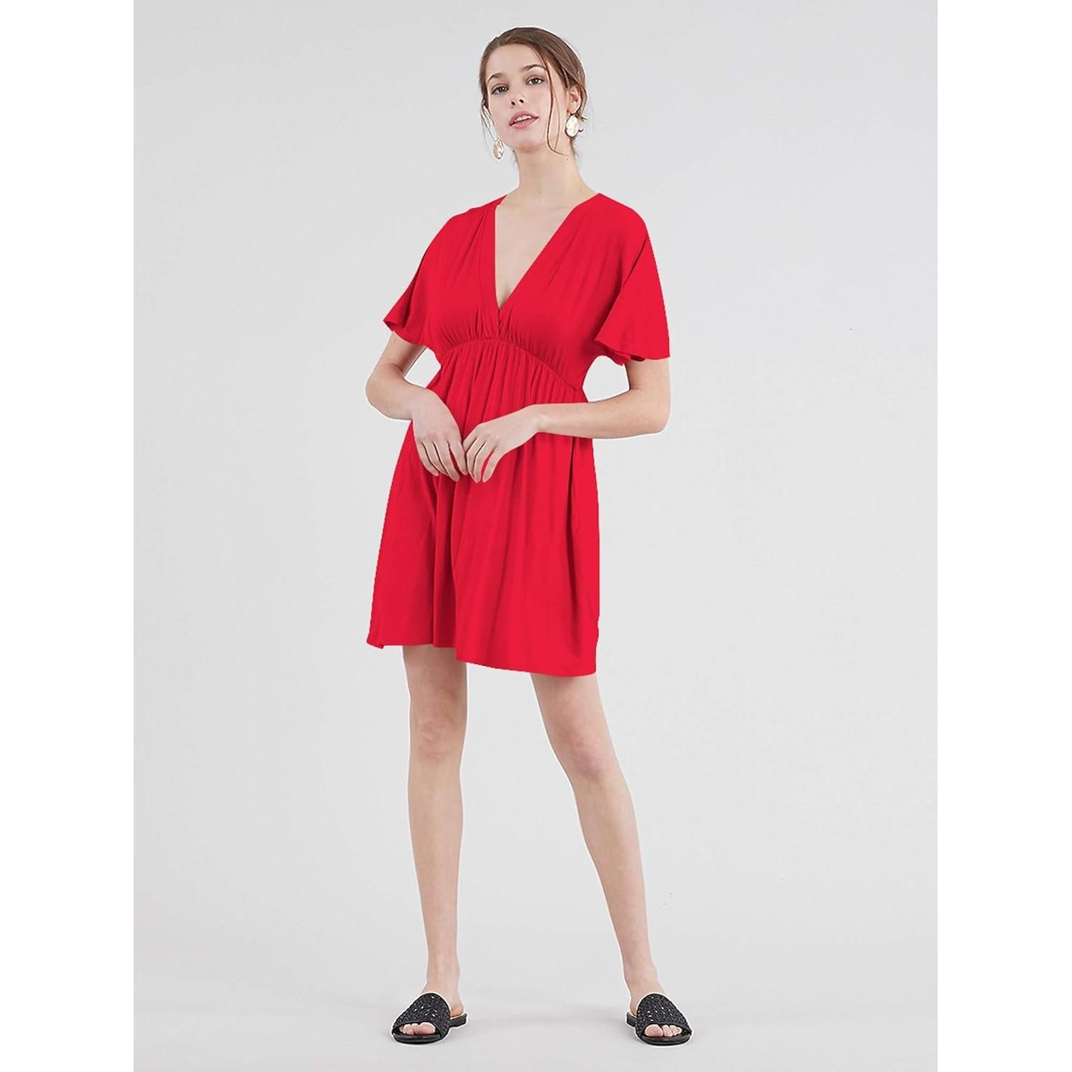 Vestido Casual Kimono Lock and Love Escote V Talla S-3XL