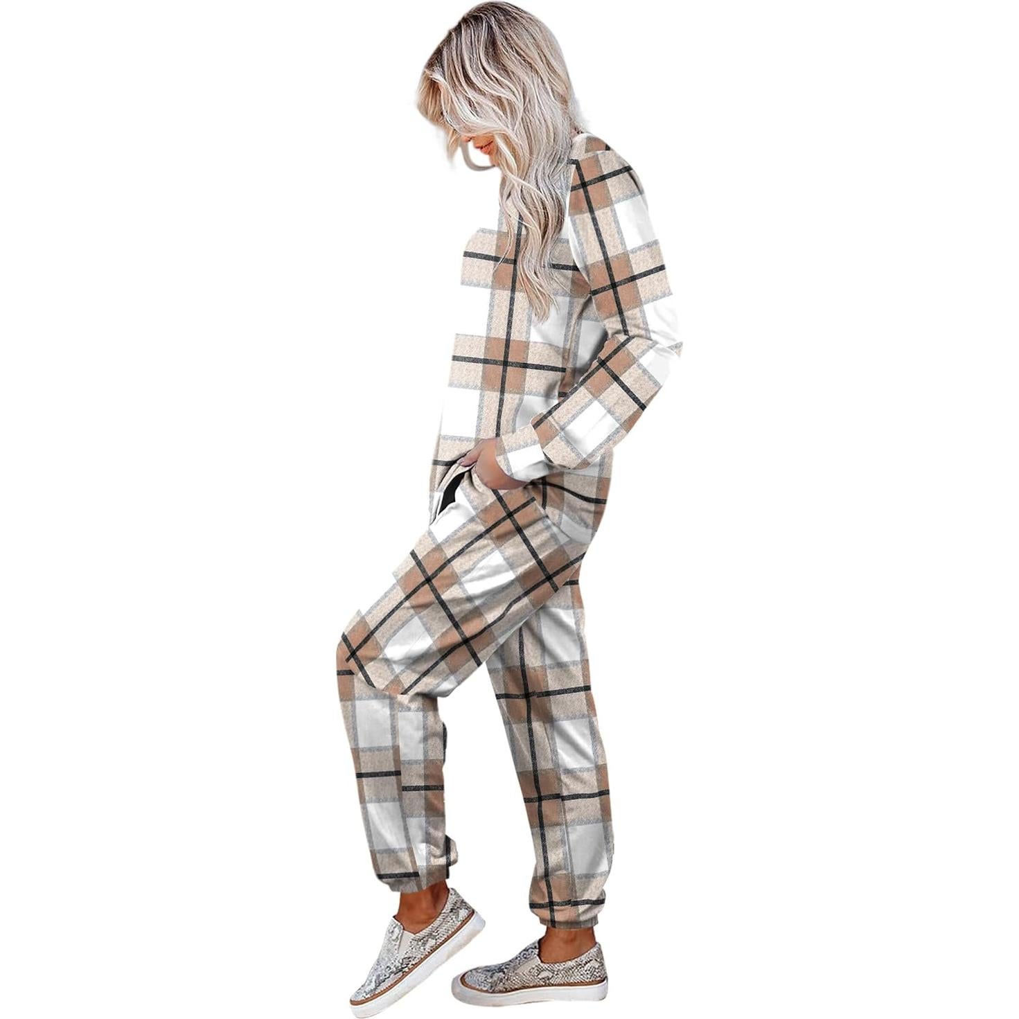 Conjunto de Sudadera Aloodor para Mujeres - 2 Piezas Grande