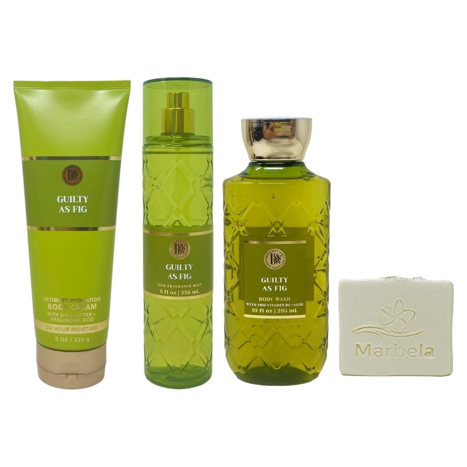Conjunto de Regalo Guilty As Fig Bath & Body Works - 3 Piezas