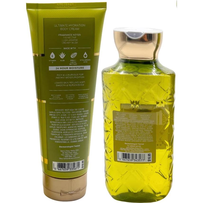 Set de Regalo Gel de Ducha y Crema Corporal Bath & Body Works Culpable como un Higo