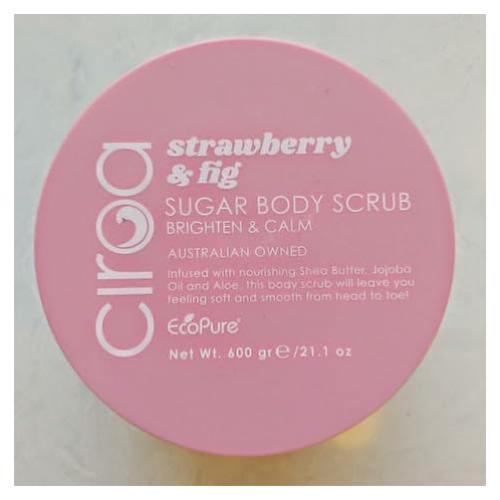 Exfoliante Corporal Ciroa Fresa y Higo 600g Manteca de Karité