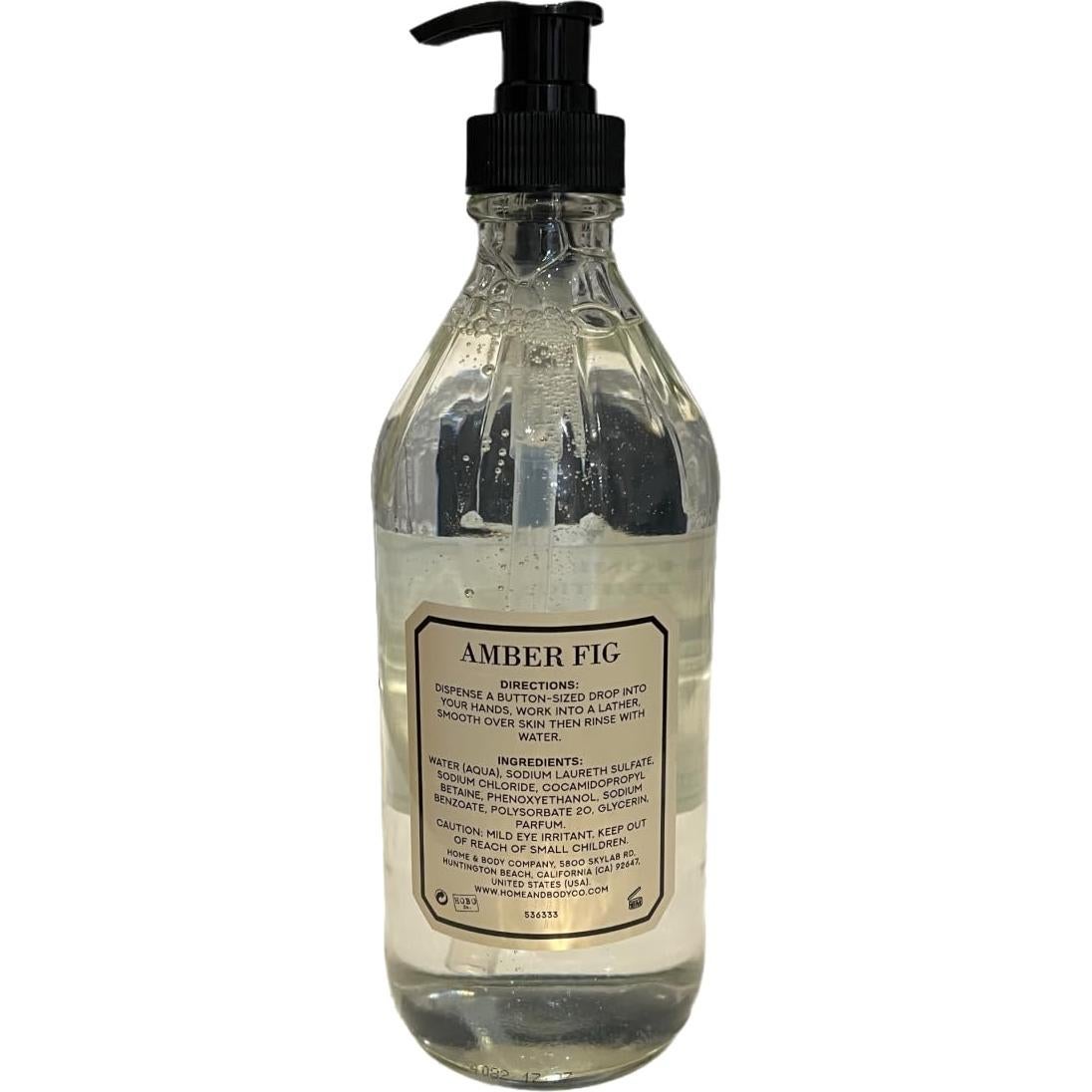 Jabón de Manos Estética del Hogar Home&Body Co. Higo Ámbar 2x453g