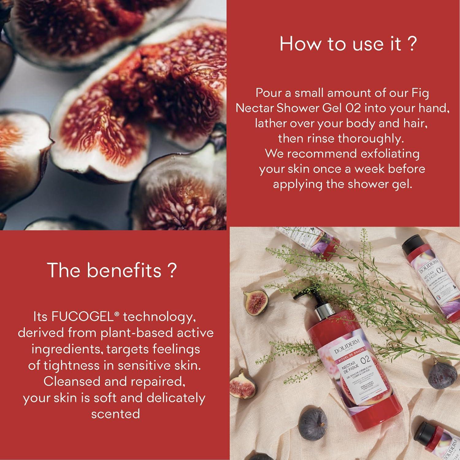 Gel de Ducha Cremoso Doliderm París 1.1kg Nécatar de Higo