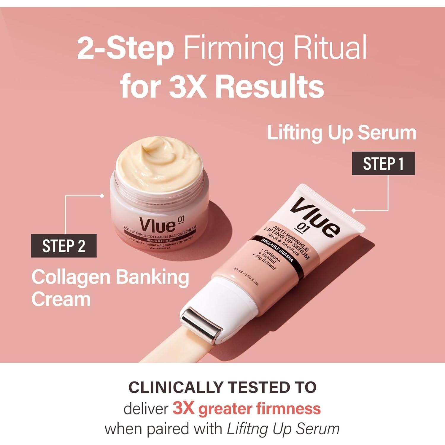 Suero Antiaging VLUE con Retinol y Colágeno 50 ml