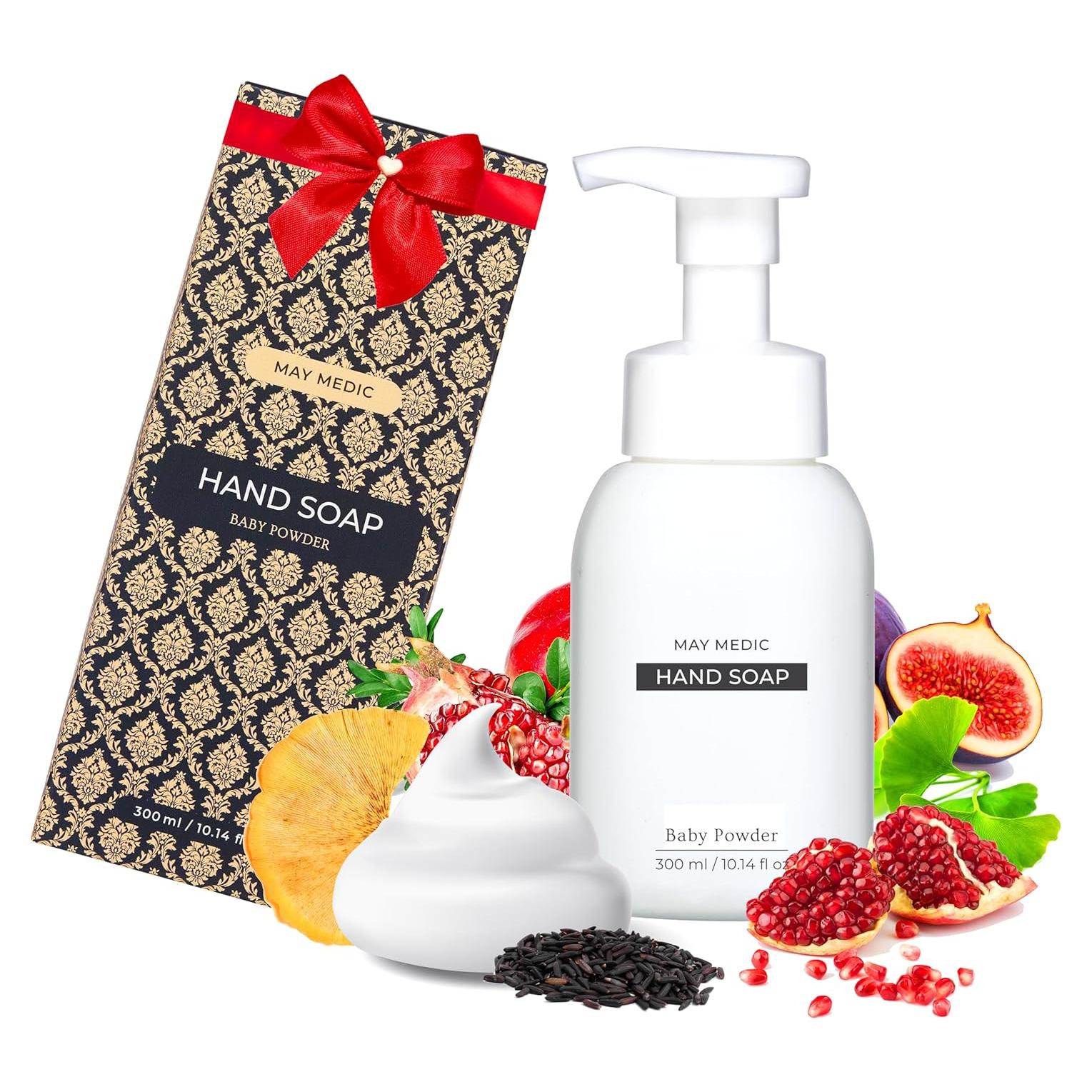 Jabón Espumoso Hidratante May Medic 300 ml - Bebés, Higo y Granada