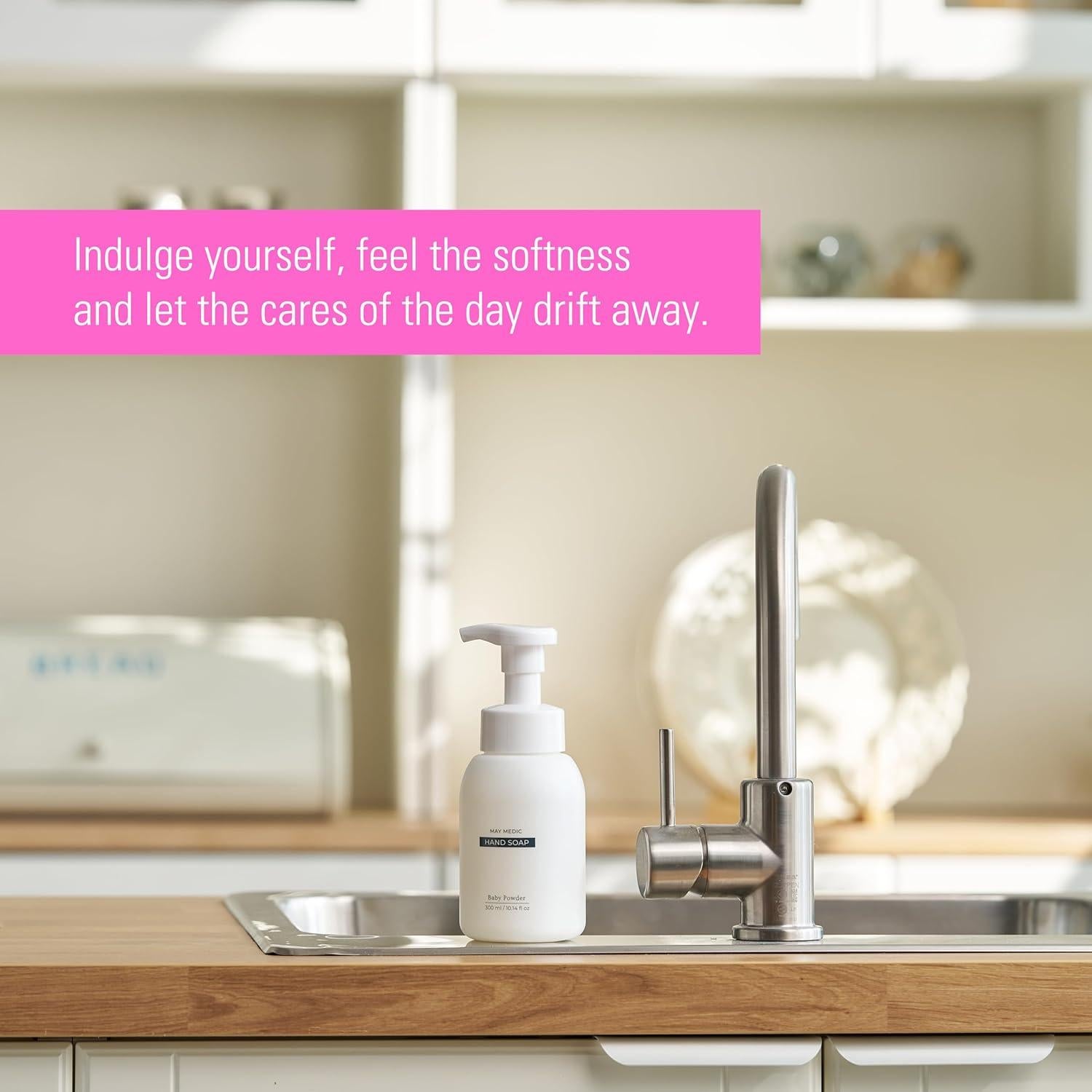 Jabón Espumoso Hidratante May Medic 300 ml - Bebés, Higo y Granada