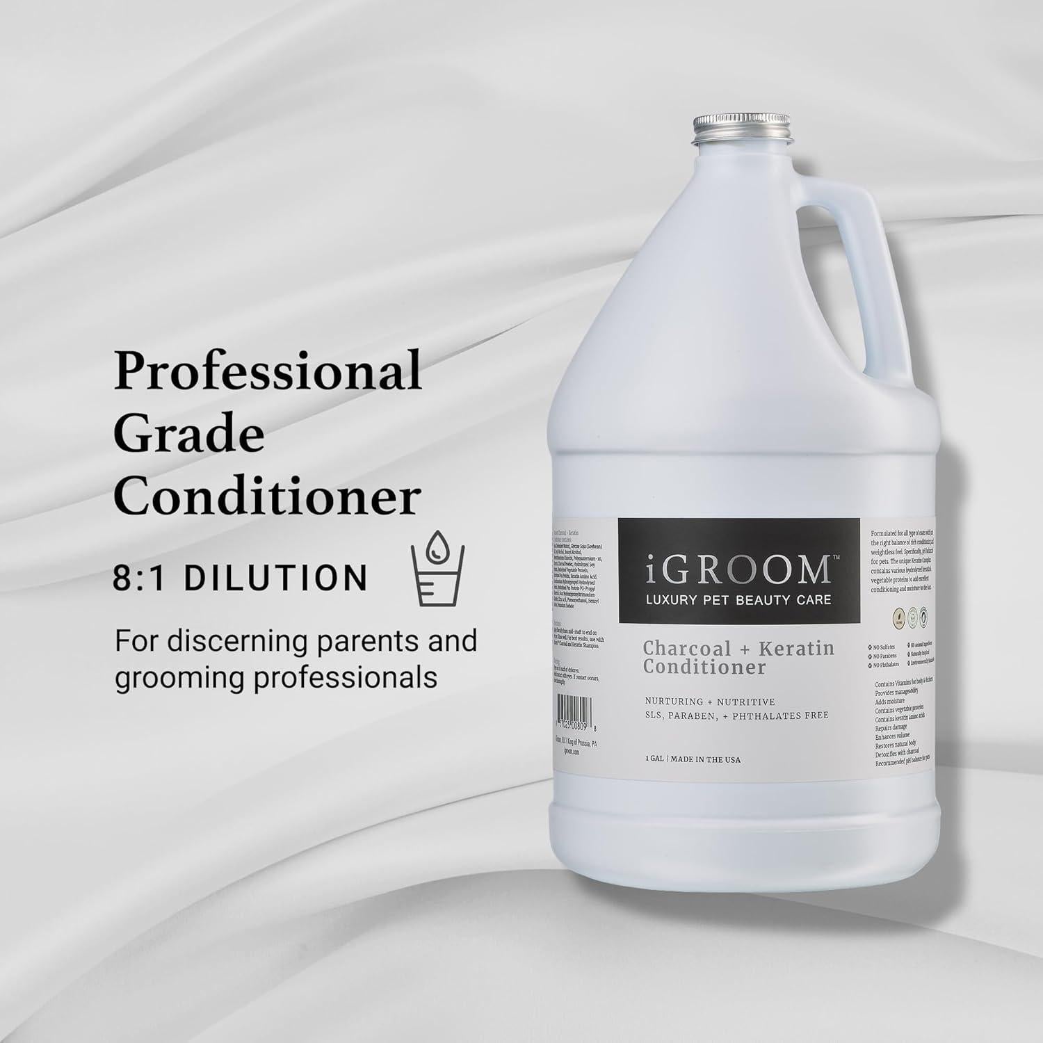 Acondicionador de Keratina iGroom 16oz para Perros - Nutritivo y Reparador