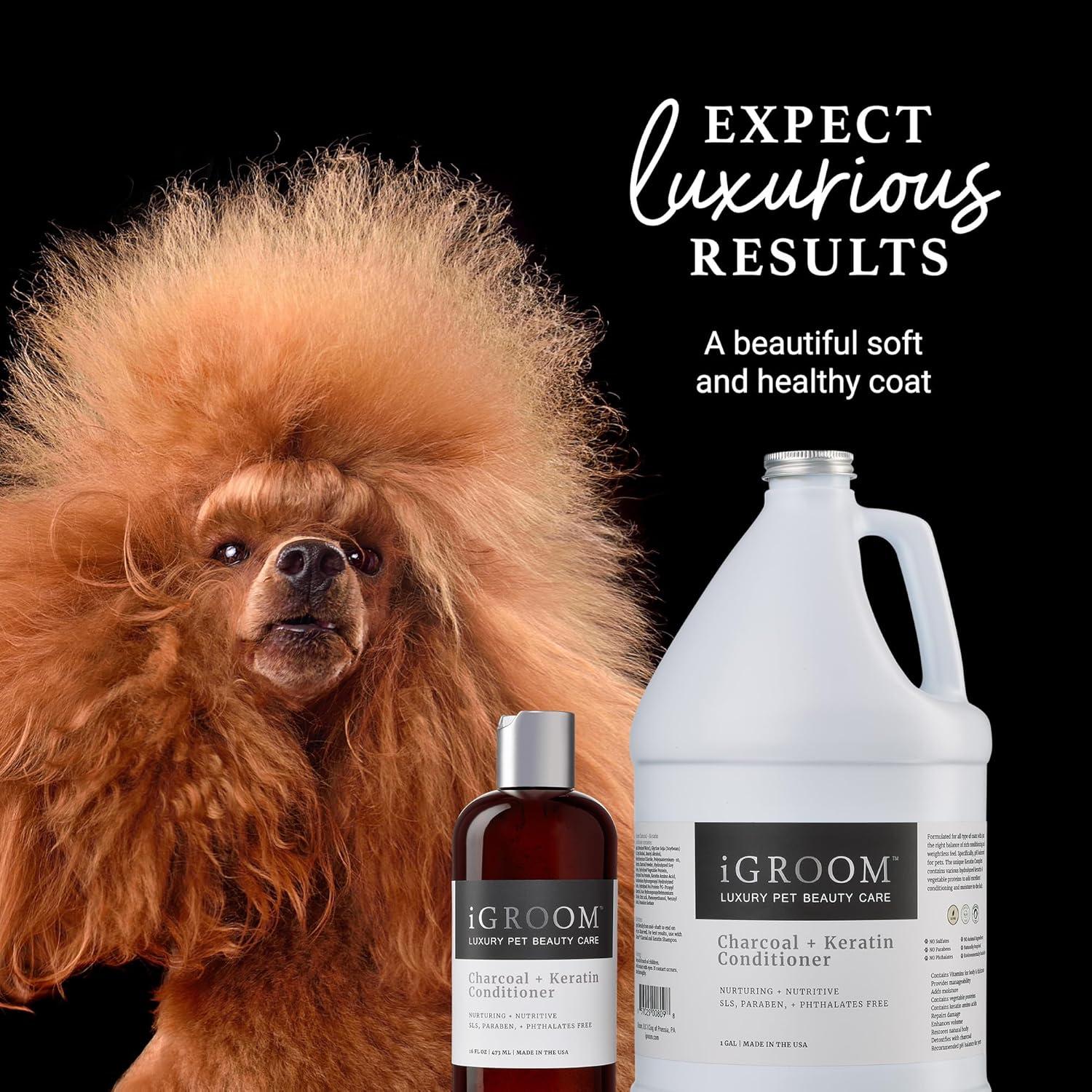 Acondicionador de Keratina iGroom 16oz para Perros - Nutritivo y Reparador