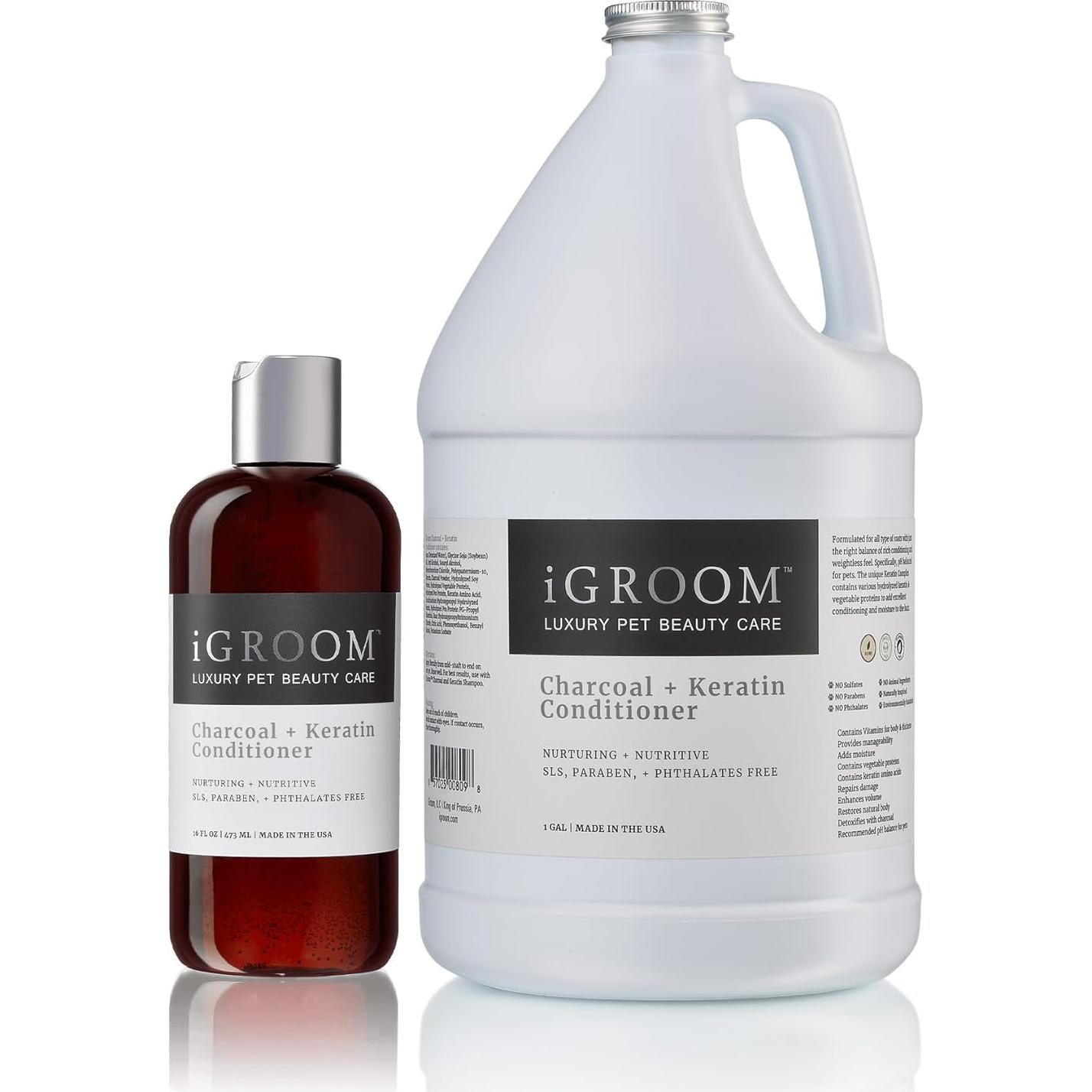 Acondicionador de Keratina iGroom 16oz para Perros - Nutritivo y Reparador