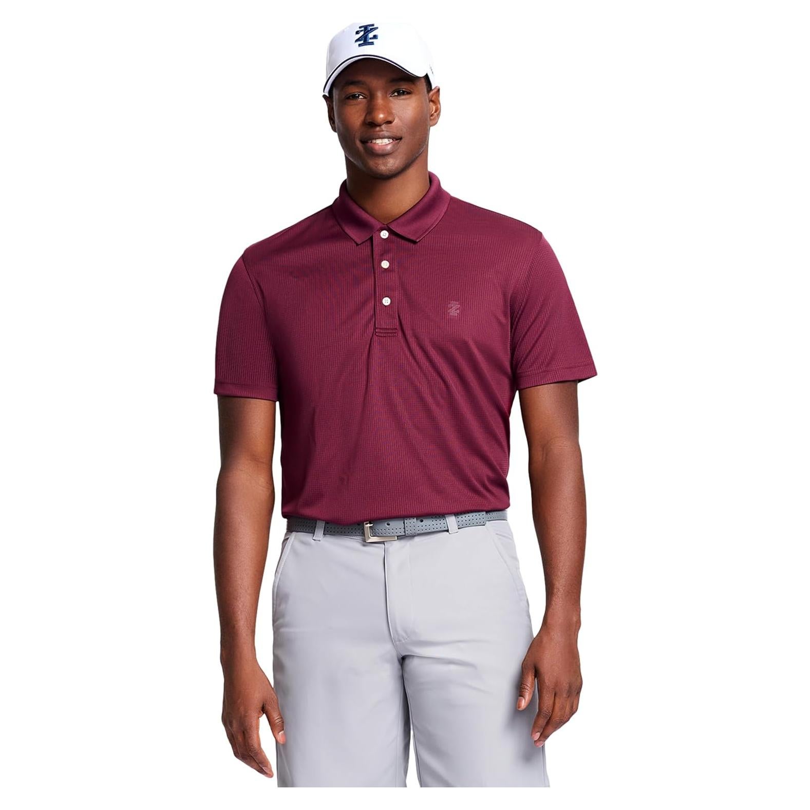 Camisa Polo de Golf IZOD para Hombre UPF-15 Manga Corta