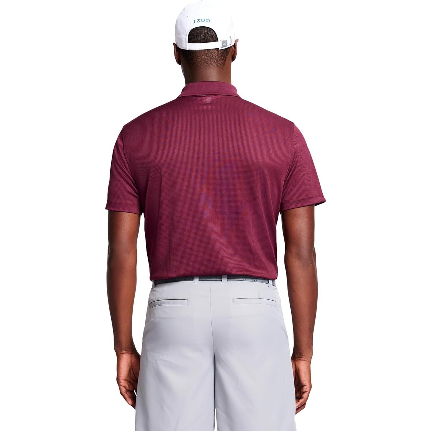 Camisa Polo de Golf IZOD para Hombre UPF-15 Manga Corta