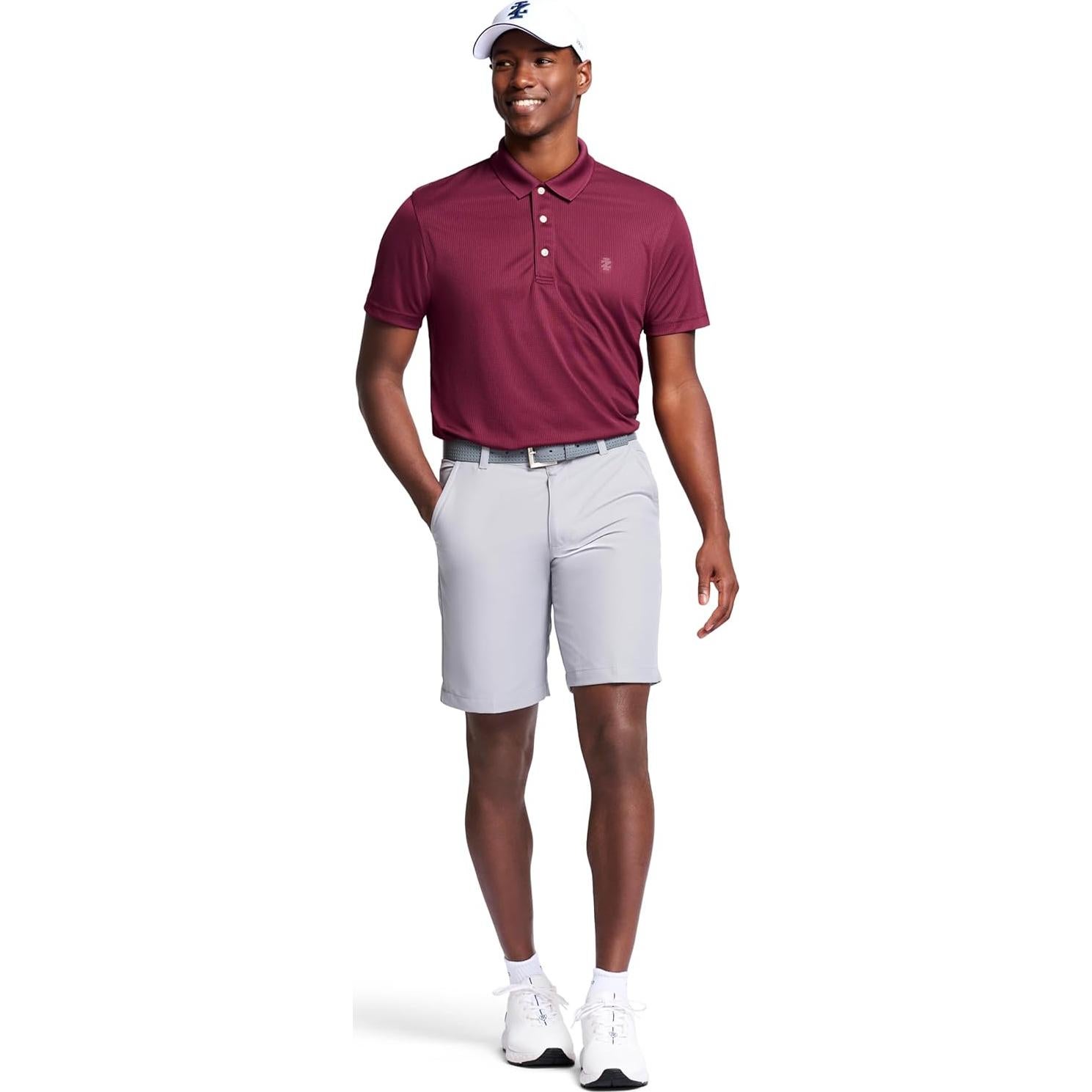 Camisa Polo de Golf IZOD para Hombre UPF-15 Manga Corta