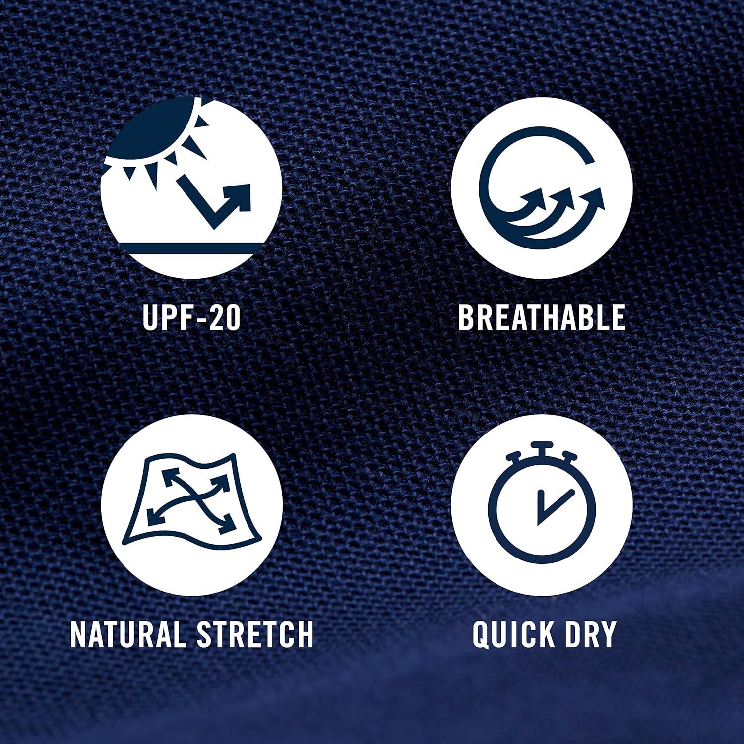 Camisa Polo de Golf IZOD para Hombre UPF-15 Manga Corta